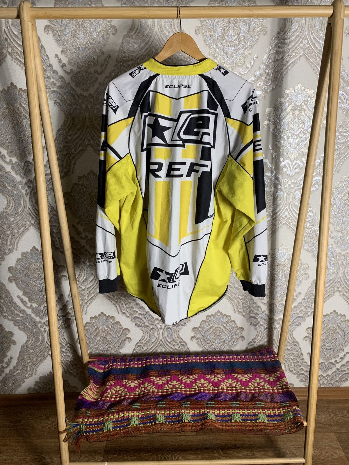 NASCAR VINTAGE ECLIPSE PLAYING MOTORCYCLE JERSEY RACING RETRO 90s Size US L / EU 52-54 / 3 - 11 Thumbnail