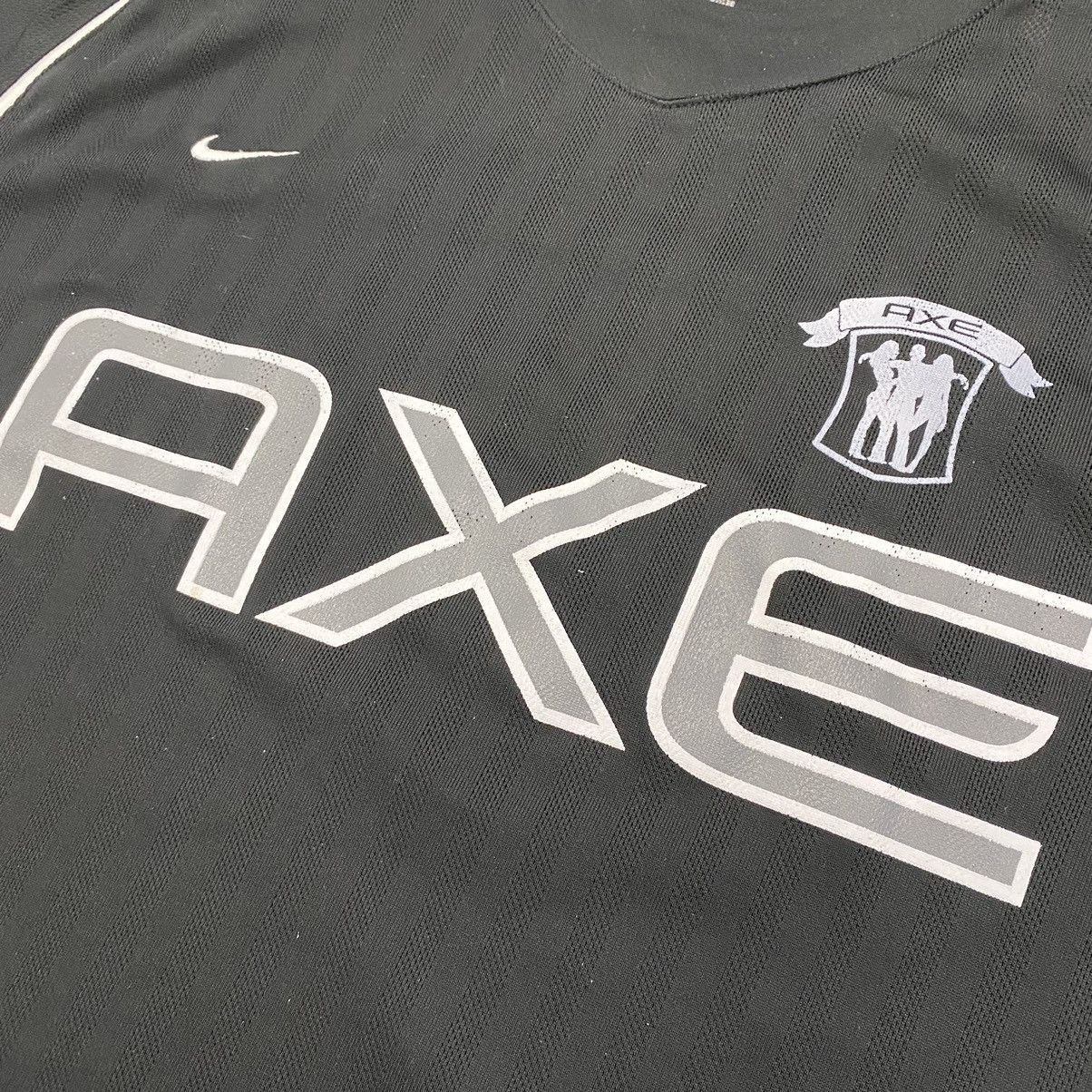 Japanese Brand × Nike × Vintage Vtg Y2K Team Nike Axe Bodyspray Promo Jersey Bloke Size US XL / EU 56 / 4 - 5 Thumbnail