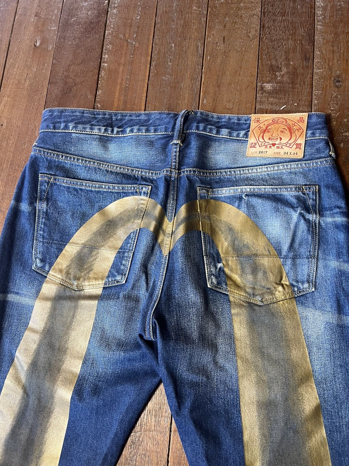 Evisu Evisu Daicock Denim Pants Size US 34 / EU 50 - 4 Thumbnail