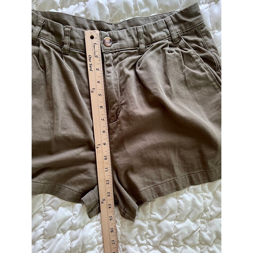 Free People Free People Army Olive Green Billie Chino Shorts sz 10 Size 32" / US 10 / IT 46 - 8 Thumbnail