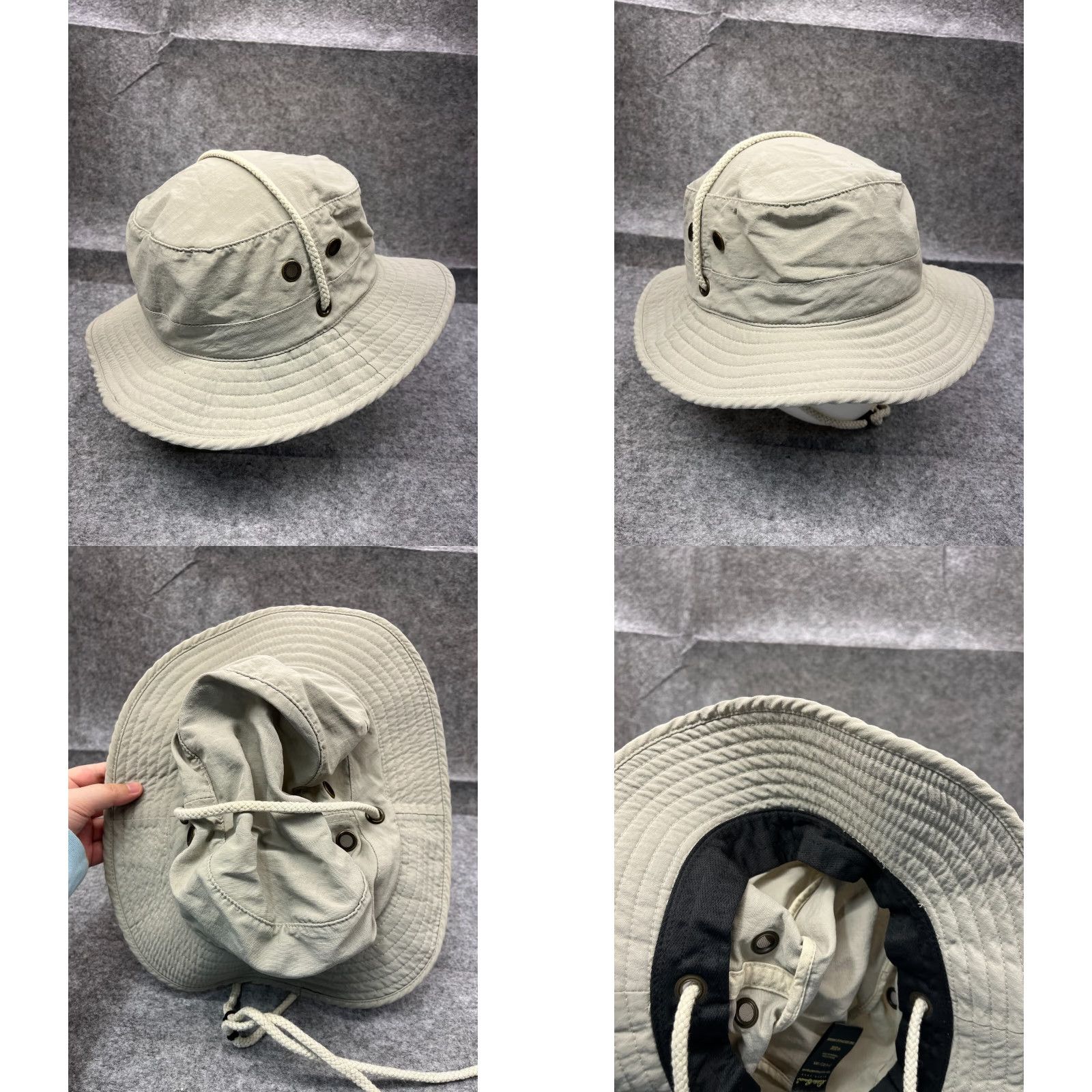 Eddie Bauer Eddie Bauer Bucket Hat Adult One Size Gray 100% Nylon Fish Camp Outdoors Size ONE SIZE - 8 Thumbnail
