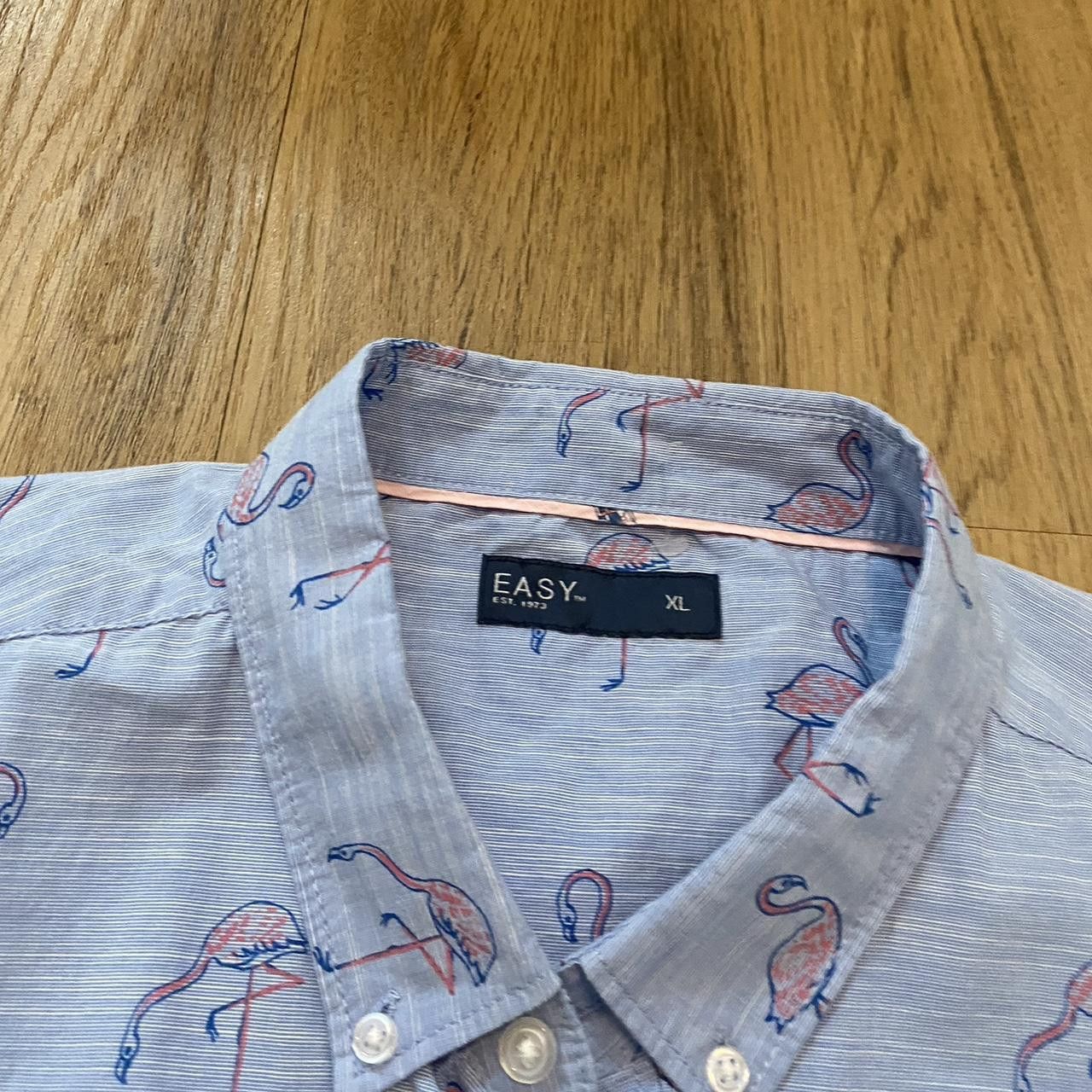 Other Blue and pink flaming shirt Vacation Summer Sun Size US XL / EU 56 / 4 - 4 Thumbnail