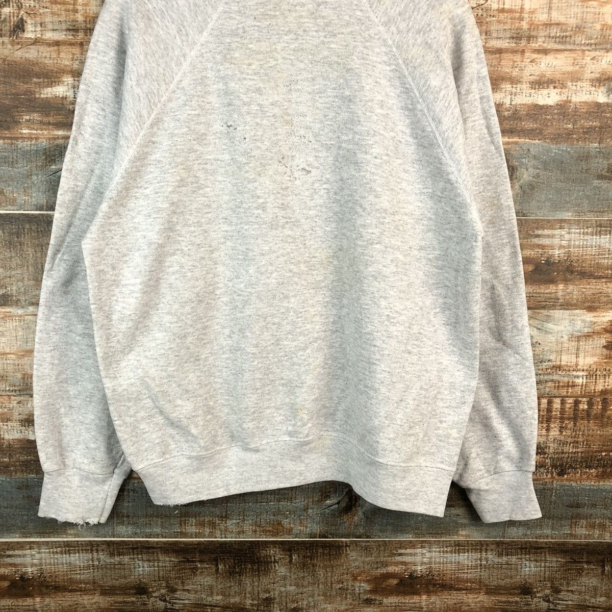 Tultex Tultex vintage ripped plain Sweatshirt #A2499 Size US M / EU 48-50 / 2 - 3 Thumbnail