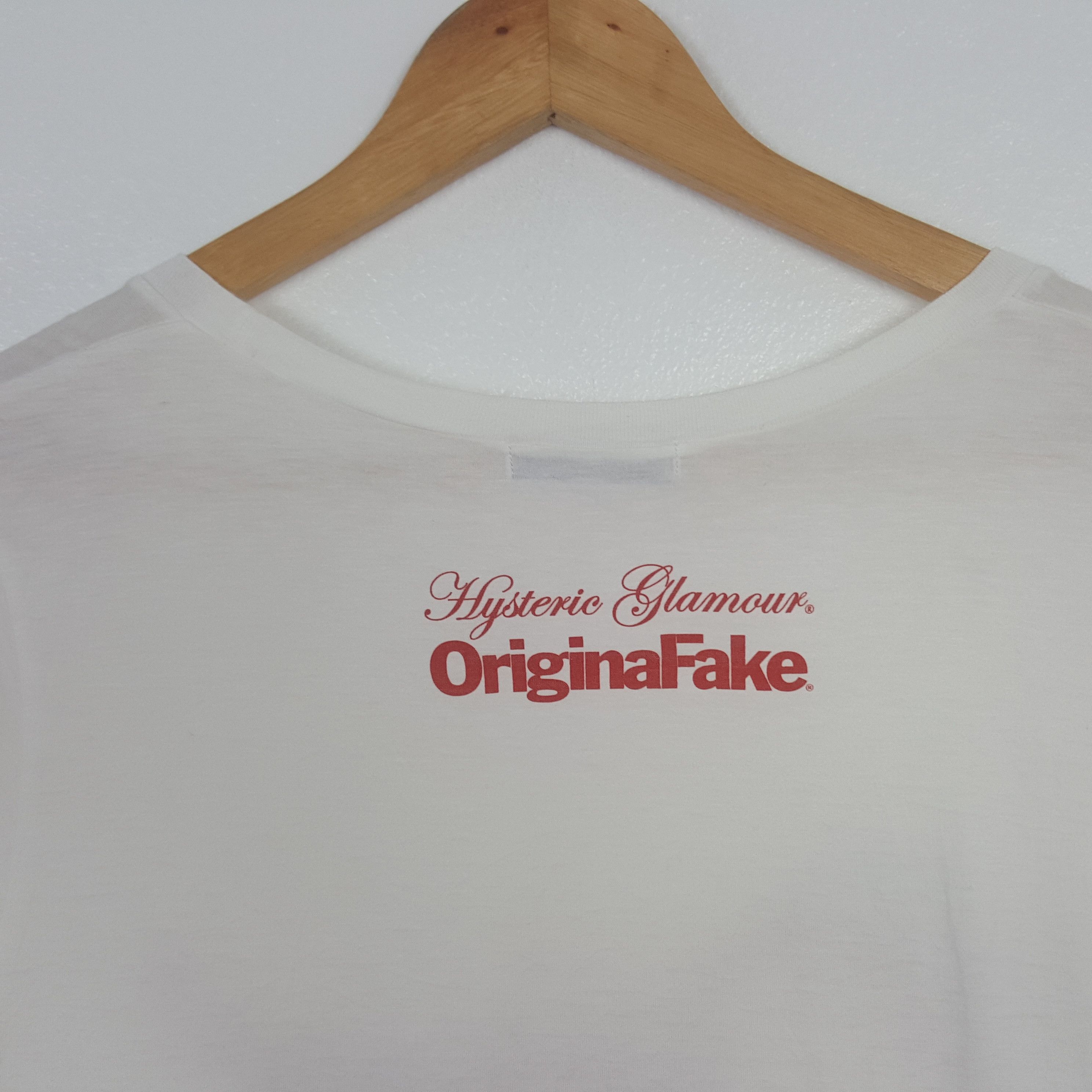 Hysteric Glamour Vintage Hysteric Glamour X OriginaFake Parody Tshirt C312N64 Size S / US 4 / IT 40 - 4 Thumbnail