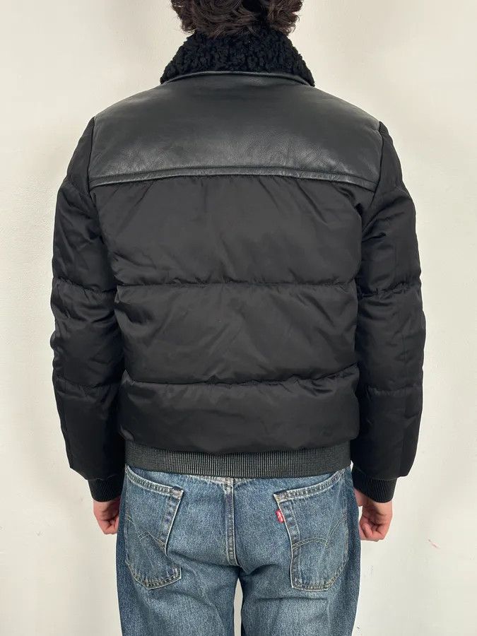 Prada AW2018 Prada Black Puffer Shearling Leather Jacket Size US M / EU 48-50 / 2 - 3 Thumbnail