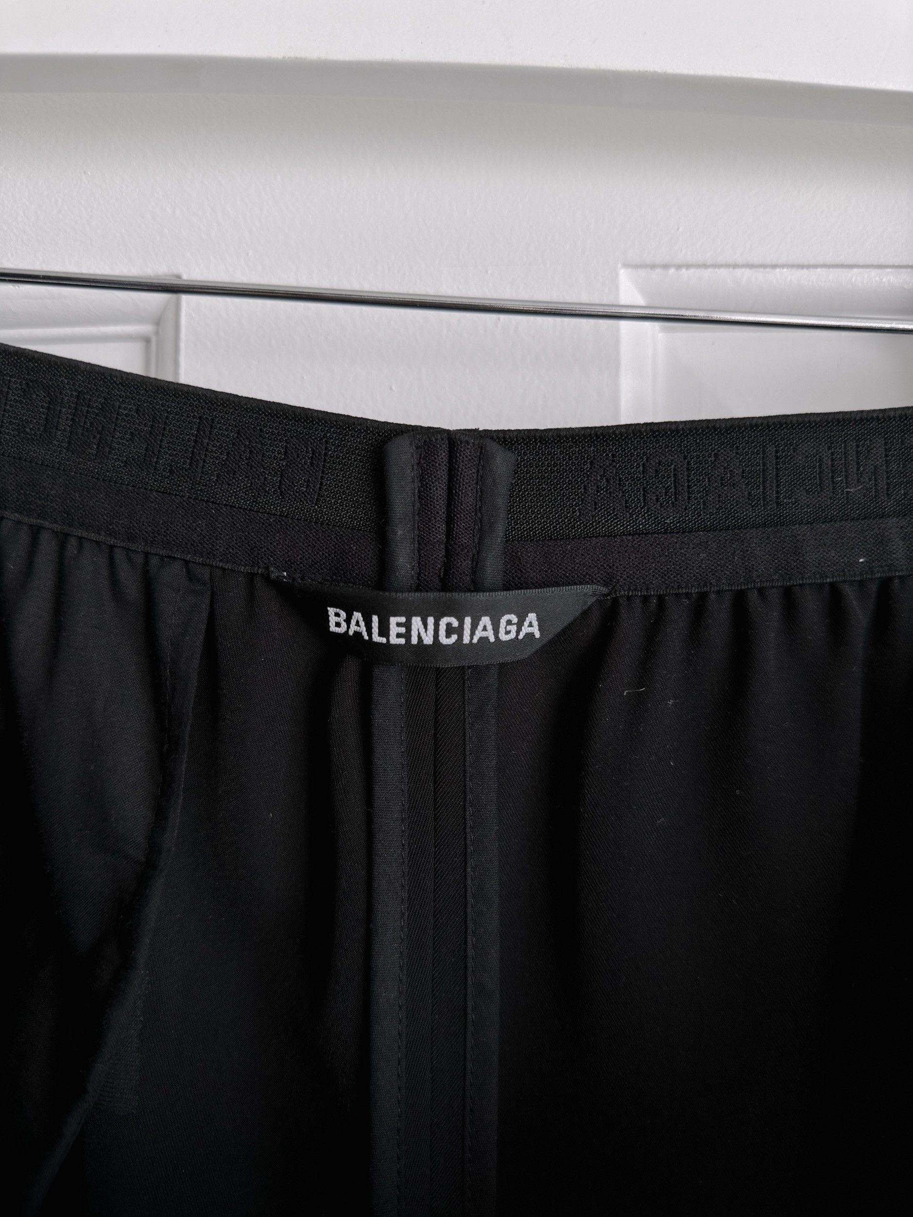 Balenciaga Elastic Waist Slim Fluid Pants Size US 32 / EU 48 - 4 Thumbnail