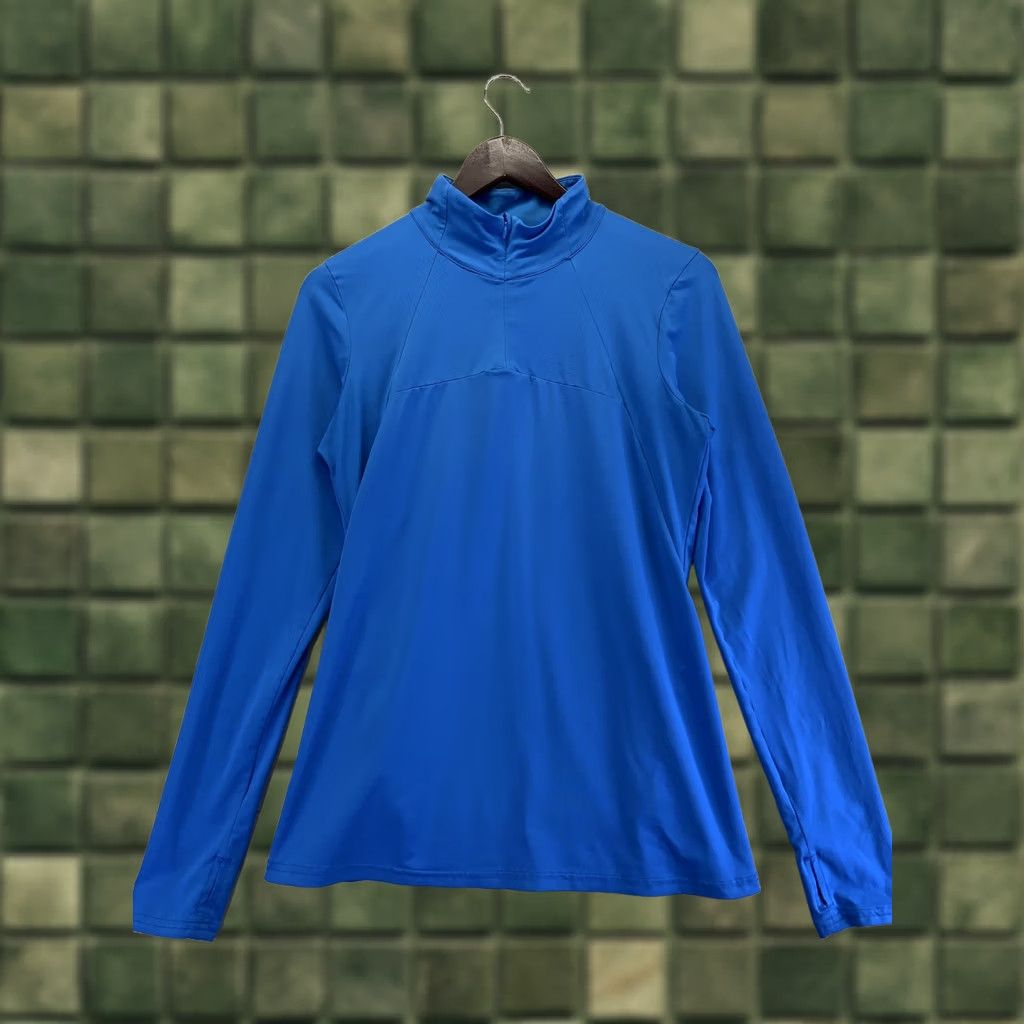 Gap VINTAGE Gap Body Womens Blue Athletic 1/4 Zip Pullover w/Thumbholes Size M-7307 Pullover Regular Women Blue Athletic 1/4 Zip Thumbholes M Size M / US 6-8 / IT 42-44 - 1 Thumbnail