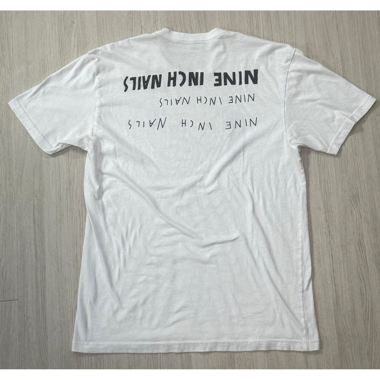 Next Level Nine Inch Nails Shirt Medium 2014 Tour Love Kills Trent Reznor NIN Soundgarden White Size US M / EU 48-50 / 2 - 2 Thumbnail