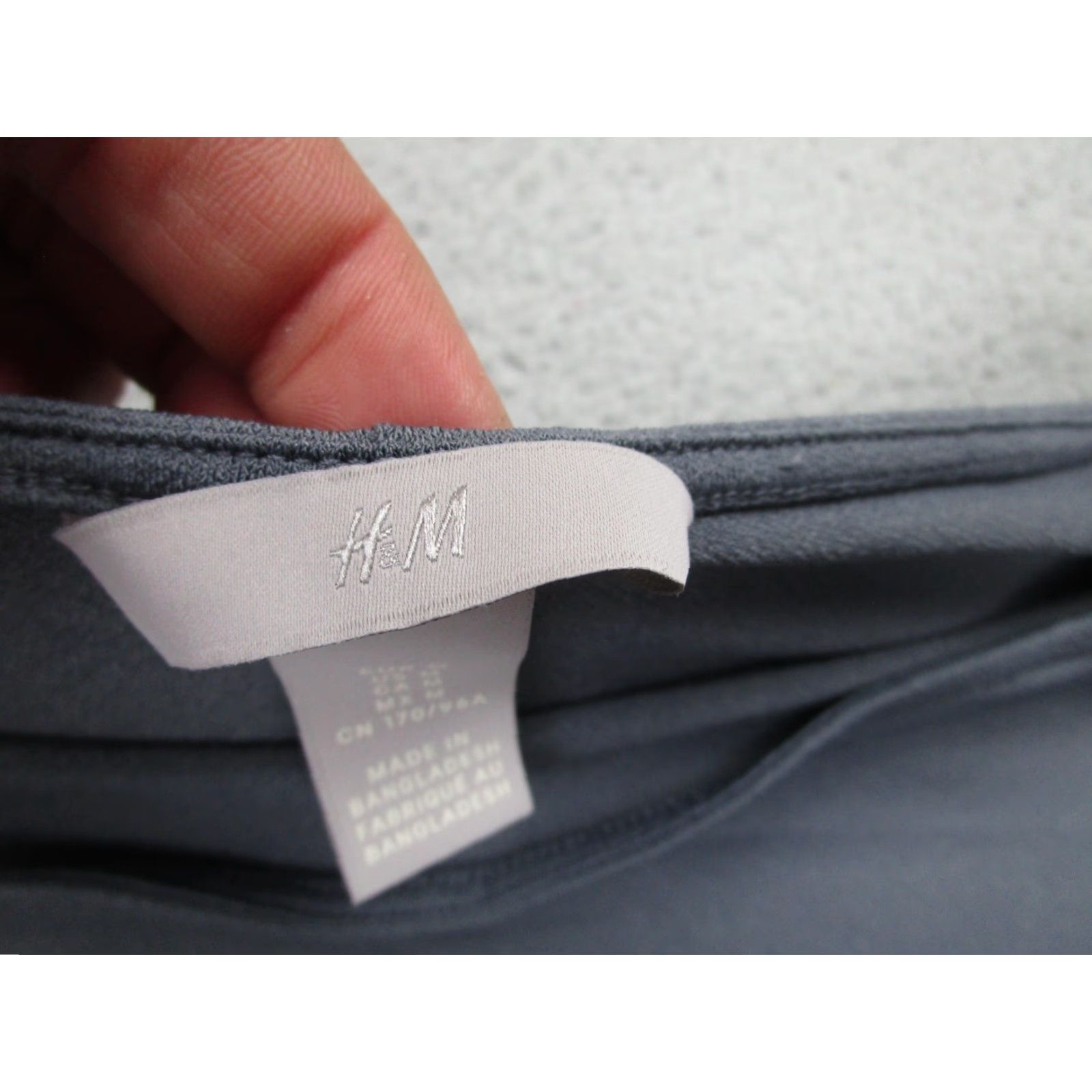 H&M H&M Shirt Womens Medium Gray Dolman Sleeve Boxy Stretch Relaxed Basic Top Size M / US 6-8 / IT 42-44 - 5 Thumbnail