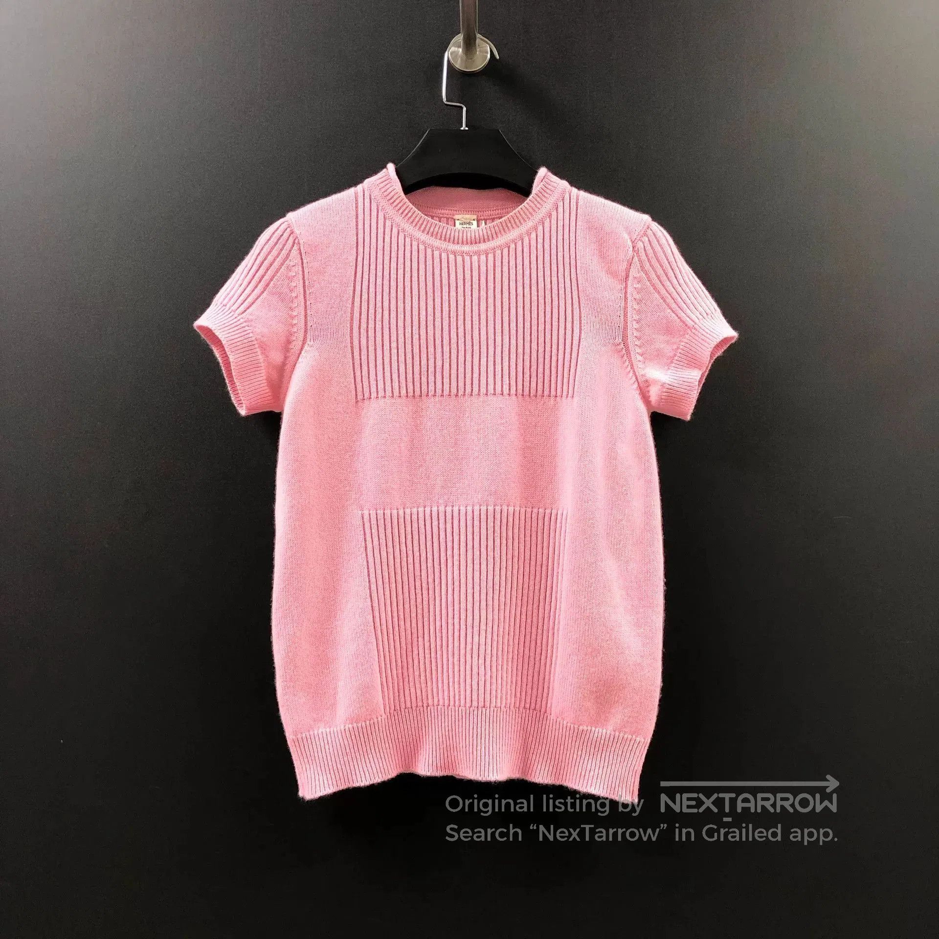 Hermes Hermes Pink Cashmere Knit Top. Size US XS / EU 42 / 0 - 1 Thumbnail