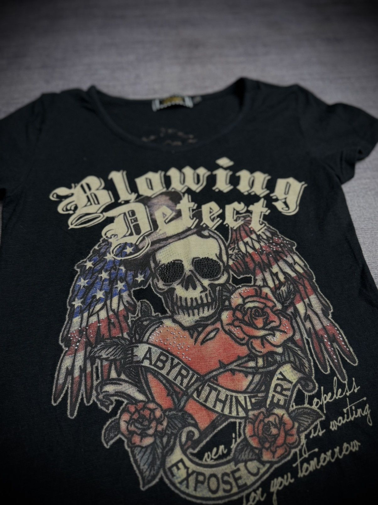 20471120 GALYGE SKULL ART PUNK STYLE TSHIRT Size M / US 6-8 / IT 42-44 - 5 Thumbnail