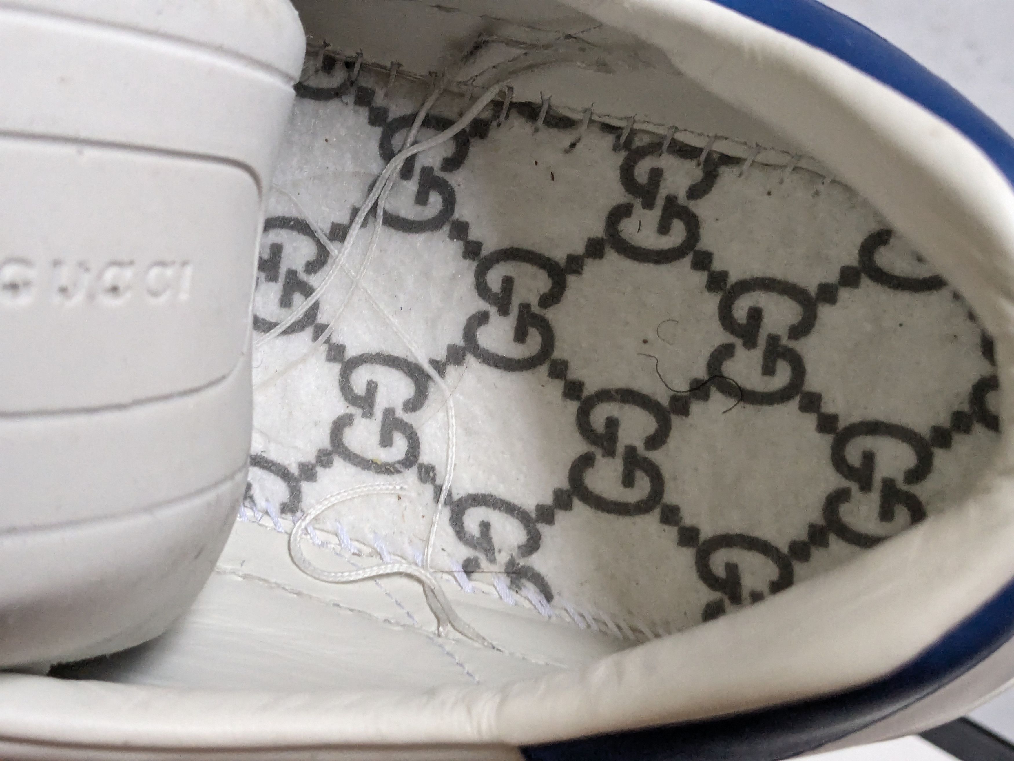 Gucci Gucci Ace Sneakers Tennis White 11.5 Low Tops Size US 11.5 / EU 44-45 - 5 Thumbnail