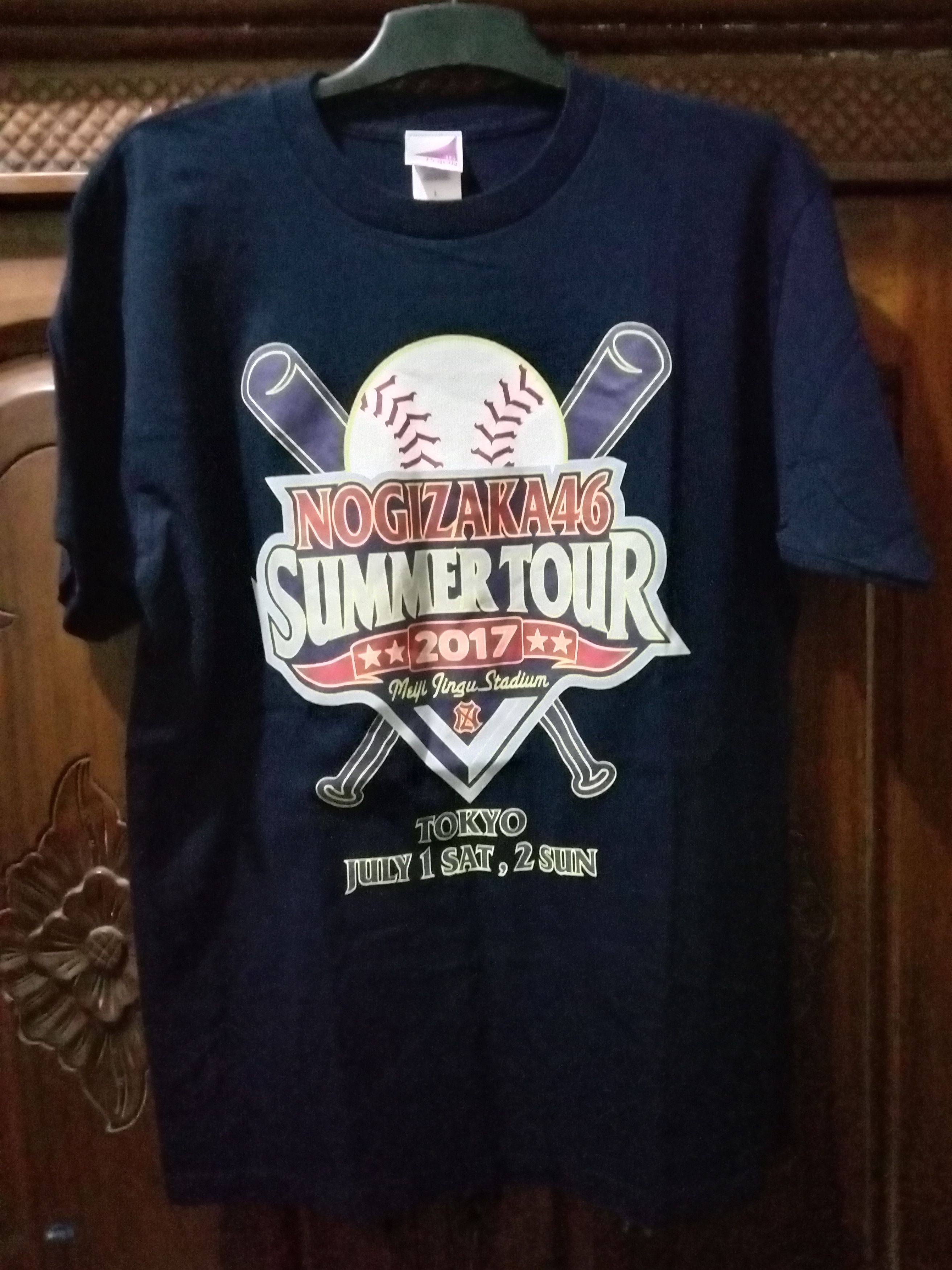 Japanese Brand T-shirt Nogizaka46 Summer Tour 2017 Meiji Jingu Original Size US L / EU 52-54 / 3 - 1 Thumbnail