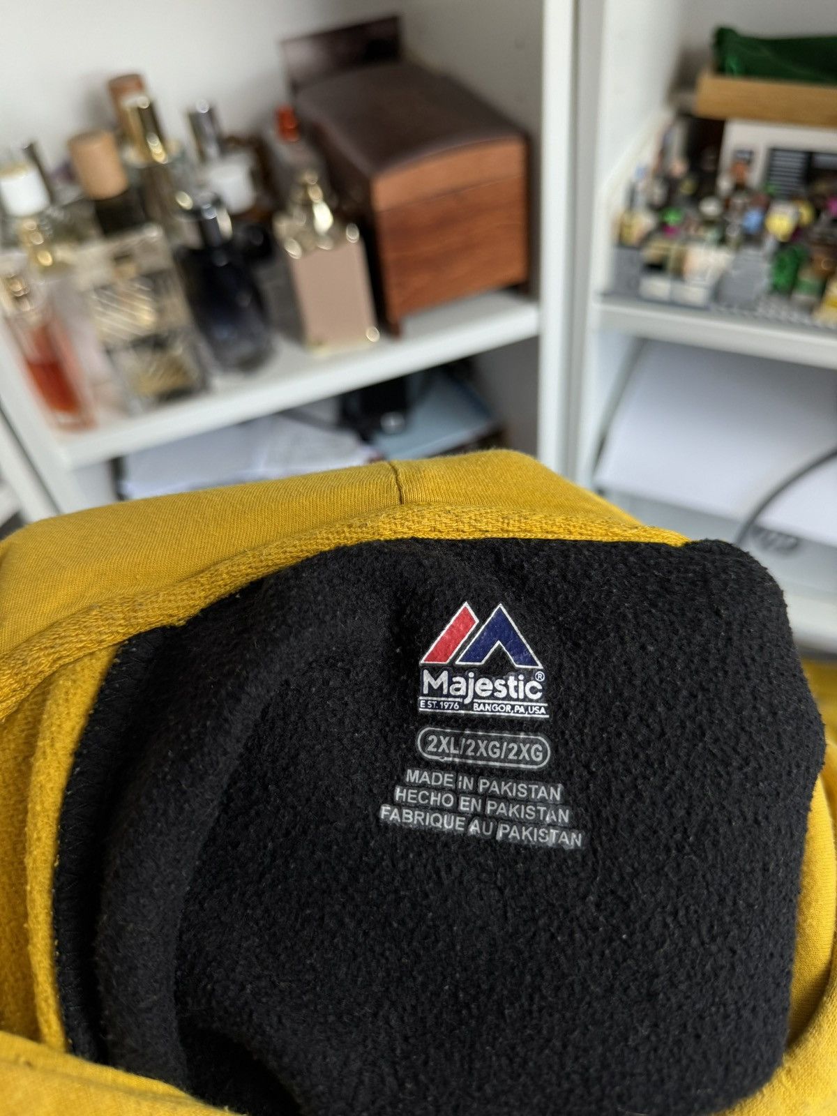 MLB × Majestic × Vintage VIntage 90s Pittsburgh pirates Majestic baggy hoodie MLB usa Size US XXL / EU 58 / 5 - 5 Thumbnail