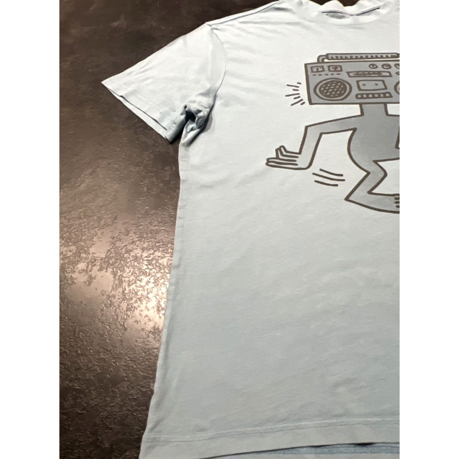 American Eagle Outfitters American Eagle Outfitters T-Shirt Men Short Sleeve Graphic Print Crew Neck Color Blue Size M Size US M / EU 48-50 / 2 - 2 Thumbnail