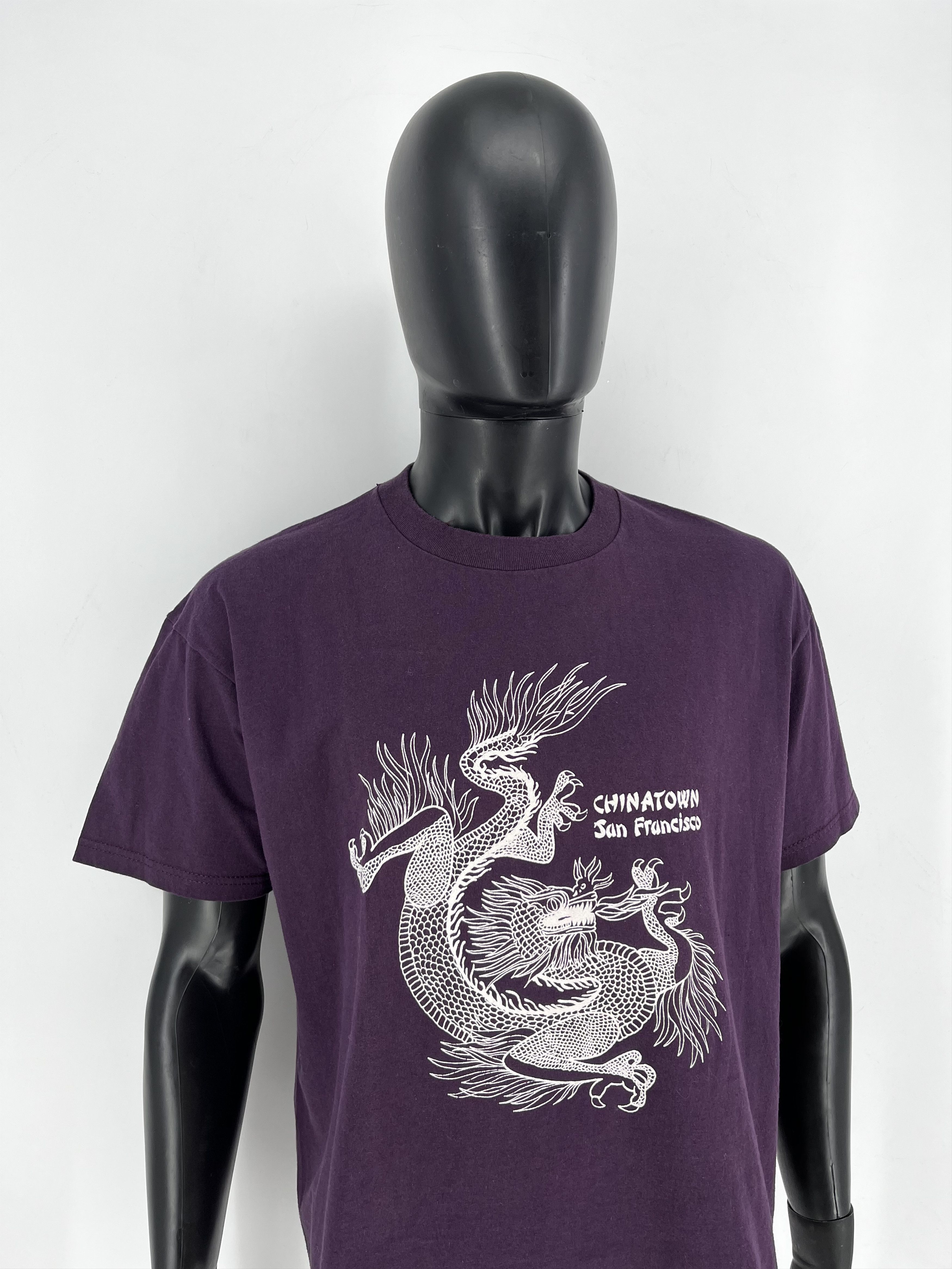 Other Vintage Y2k Washed AvantGarde Tribal Tee Dragon Streetwear L Size US L / EU 52-54 / 3 - 4 Thumbnail