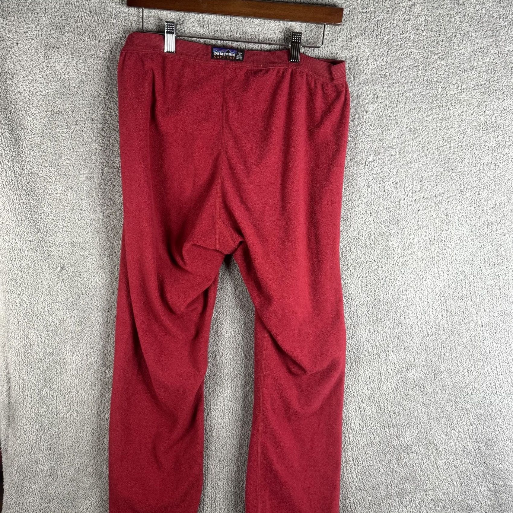 Patagonia Patagonia Capilene Long Johns Mens Large Red Fleece Thermal Base Layer Underwear Size US L / EU 52-54 / 3 - 7 Thumbnail