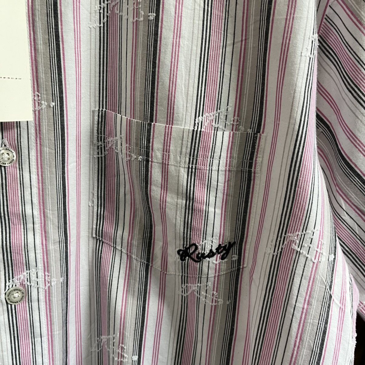 Rusty Vintage Surfing Rusty Button Short Sleeve Size US L / EU 52-54 / 3 - 3 Thumbnail