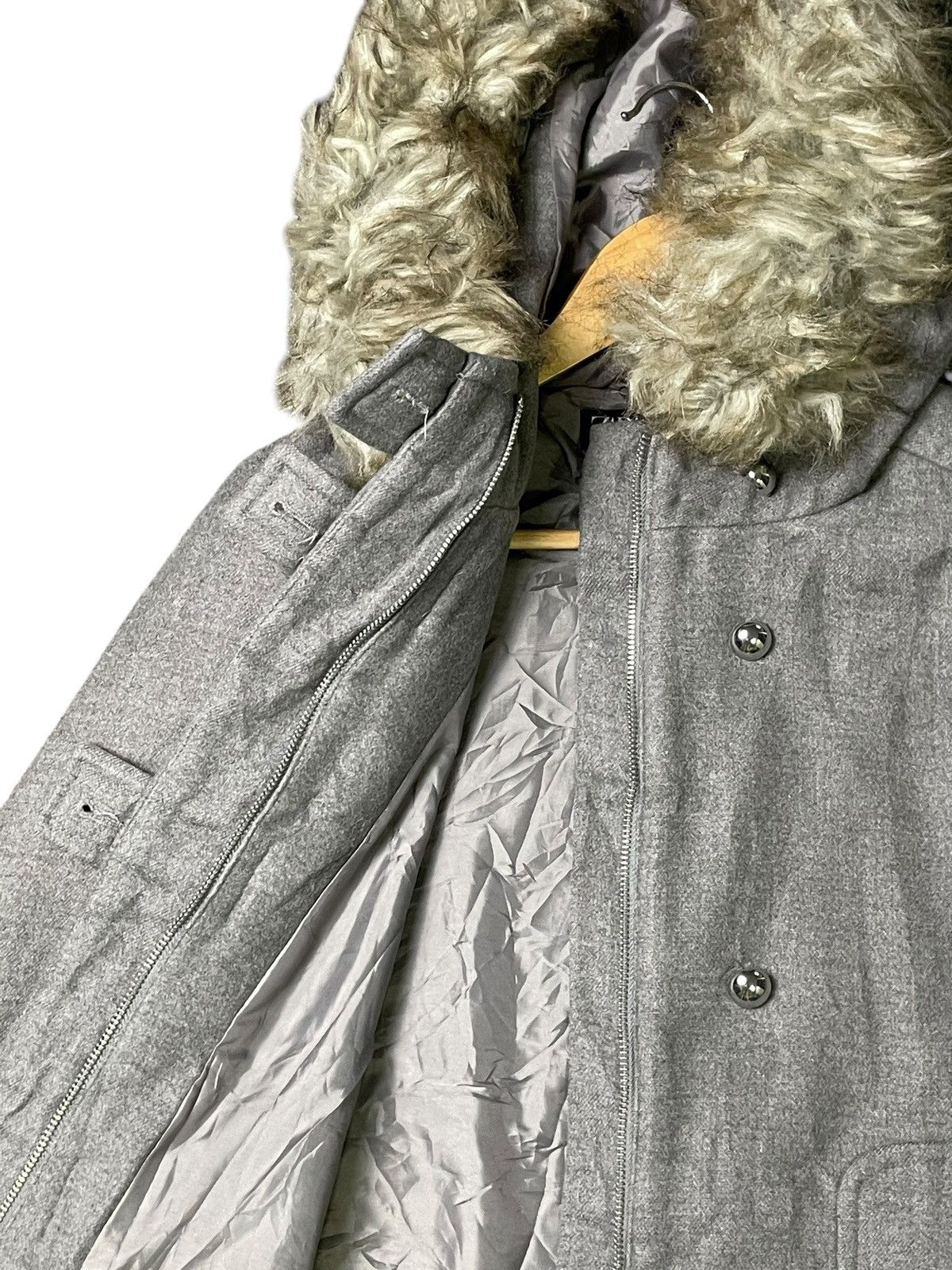 Vintage × Zara Zara Faux Fur Hooded Coat Jacket (33) Size US M / EU 48-50 / 2 - 4 Thumbnail