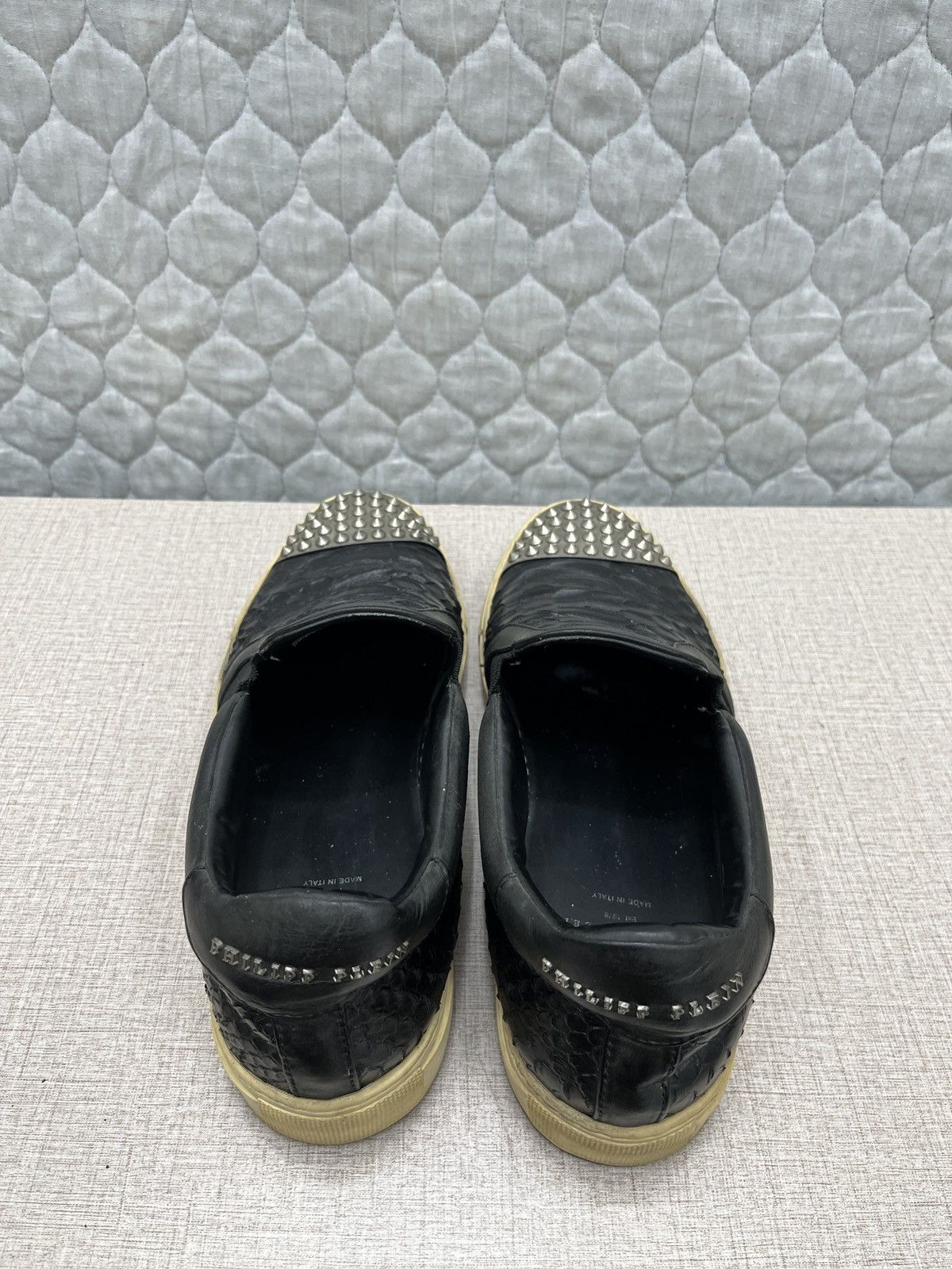 Philipp Plein 🔥🔥🔥STEALS PHILIPP PLEIN STUDDED SLIP ON SHOE Size US 8.5 / EU 41-42 - 8 Thumbnail