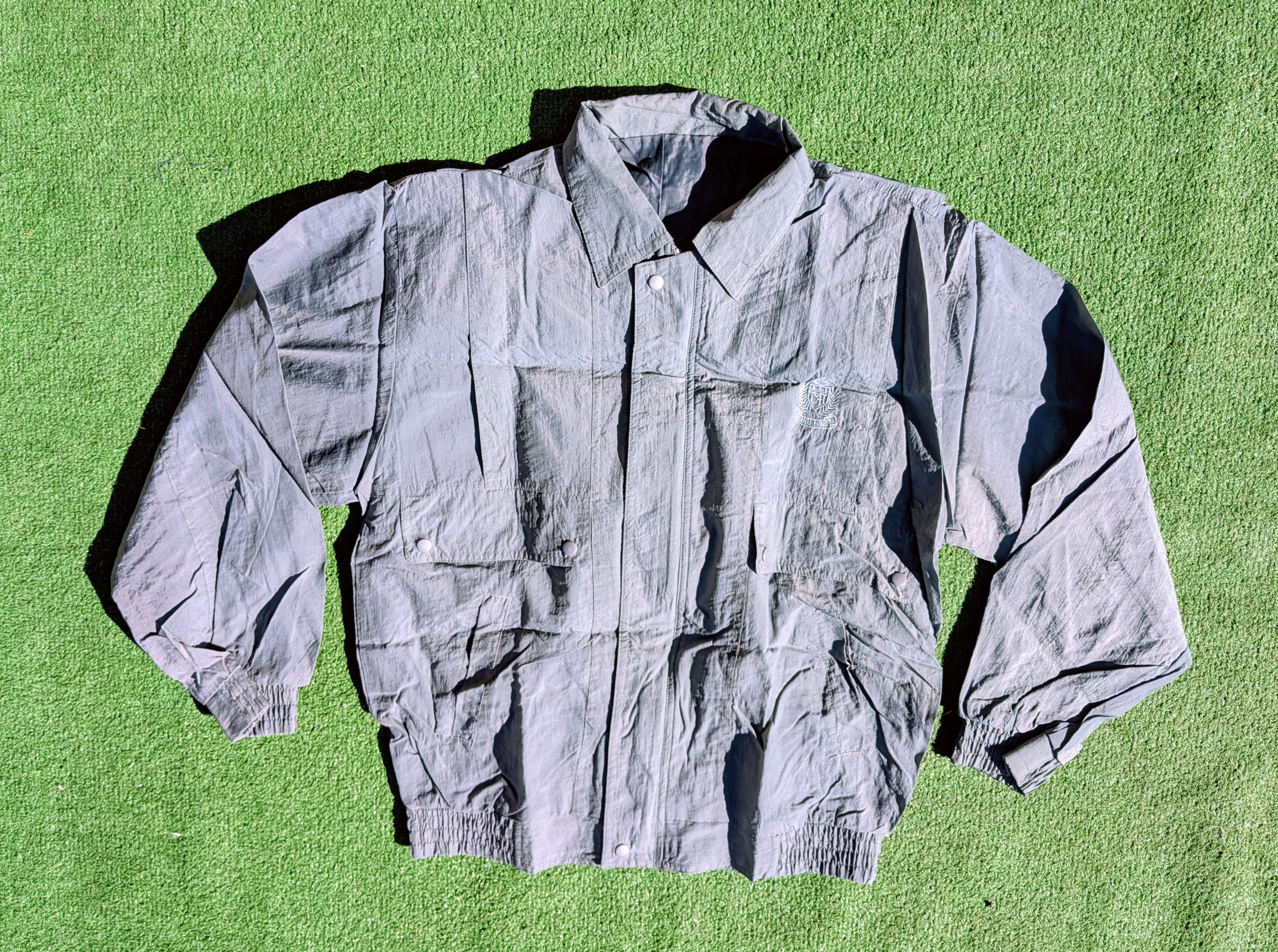 Vintage Women's Petite Windbreaker Zip-Up Bomber Jacket Light Coat Size M / US 6-8 / IT 42-44 - 7 Thumbnail