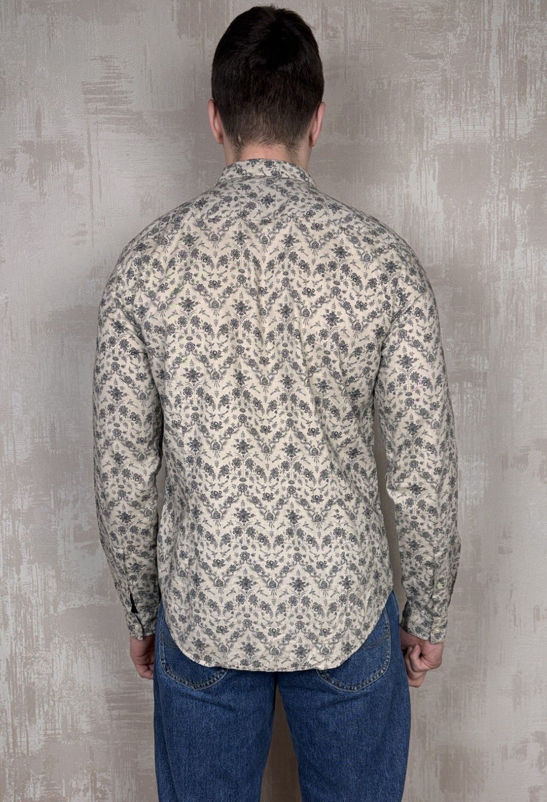 Pretty Green Pretty Green Floral Long Sleeve Shirt Size US L / EU 52-54 / 3 - 12 Thumbnail