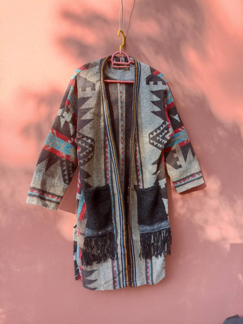 Designer × Japanese Brand Vintage meirire Long Cardigan nice design Size M / US 6-8 / IT 42-44 - 1 Thumbnail