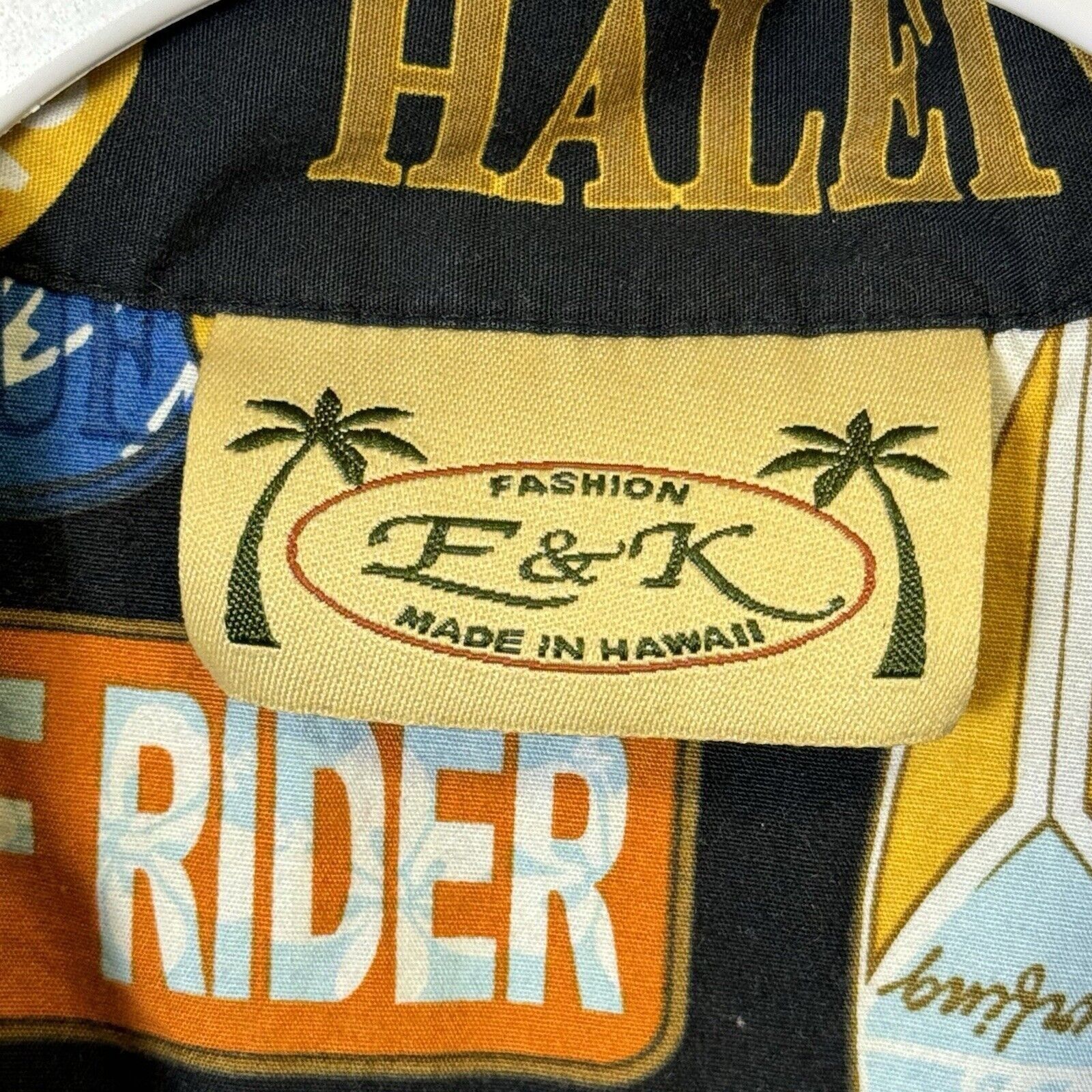 Vintage E&K Hawaii Button Up Shirt Mens Medium Black Short Sleeve Ha Size US M / EU 48-50 / 2 - 3 Thumbnail