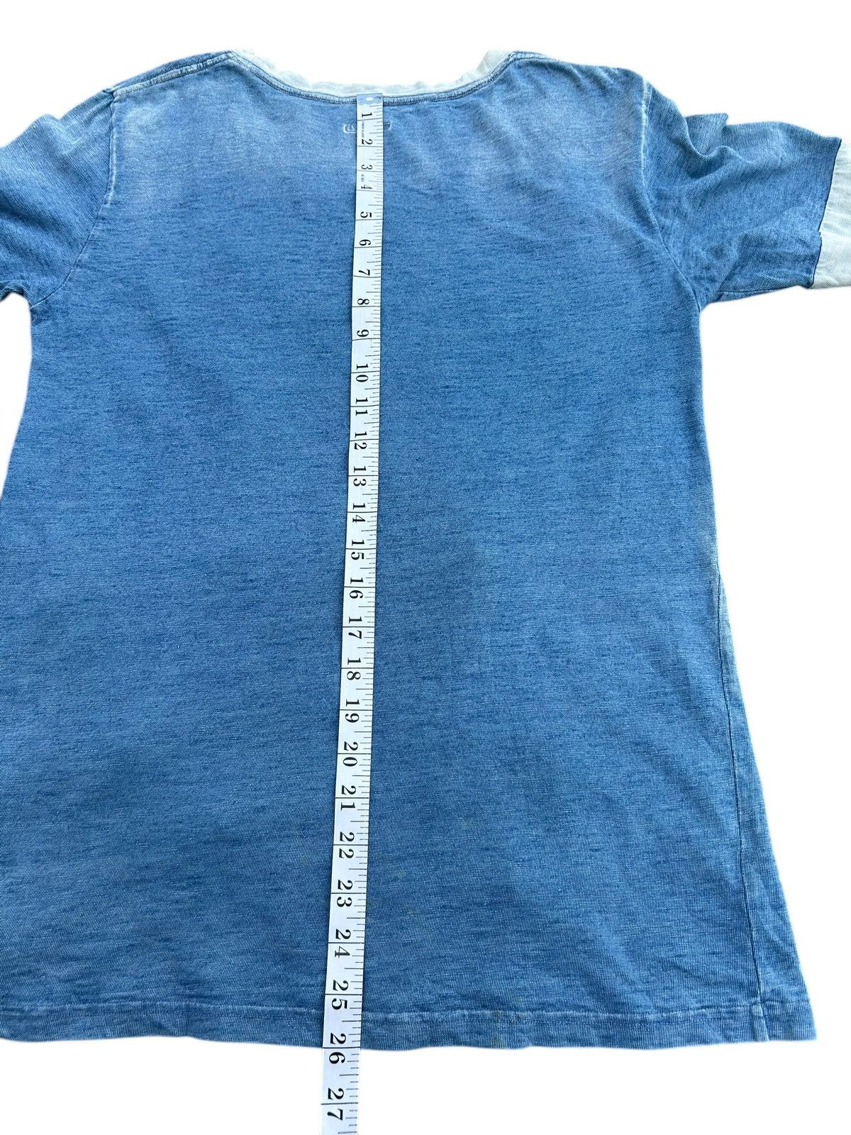Kapital Kapital Hippies Boro Patchwork indigo Sunfaded tshirt Size US M / EU 48-50 / 2 - 21 Thumbnail