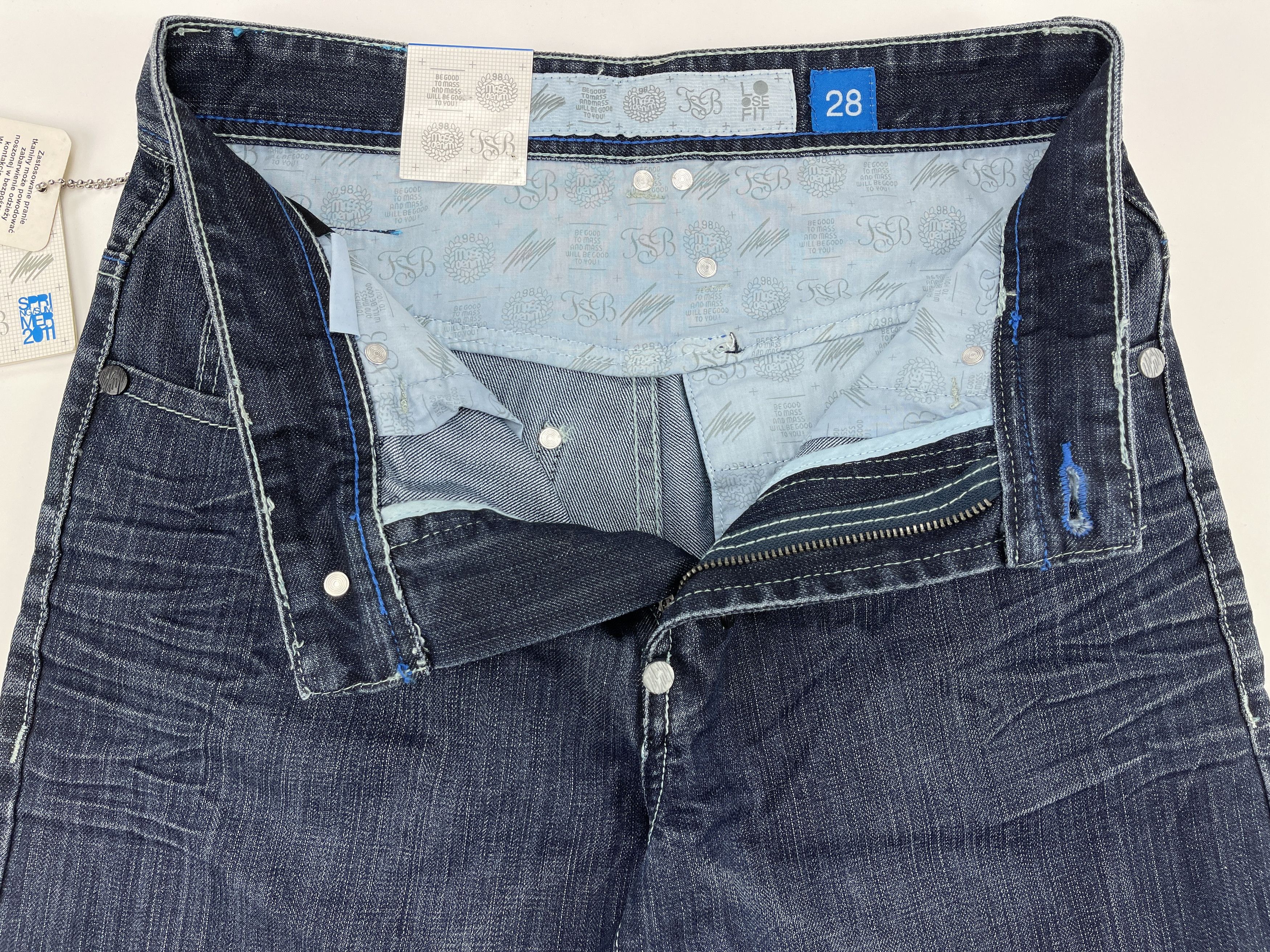 Vintage Mass DNM jeans shorts, vintage hip hop, 90s, skater, size 28 Size US 28 / EU 44 - 12 Thumbnail