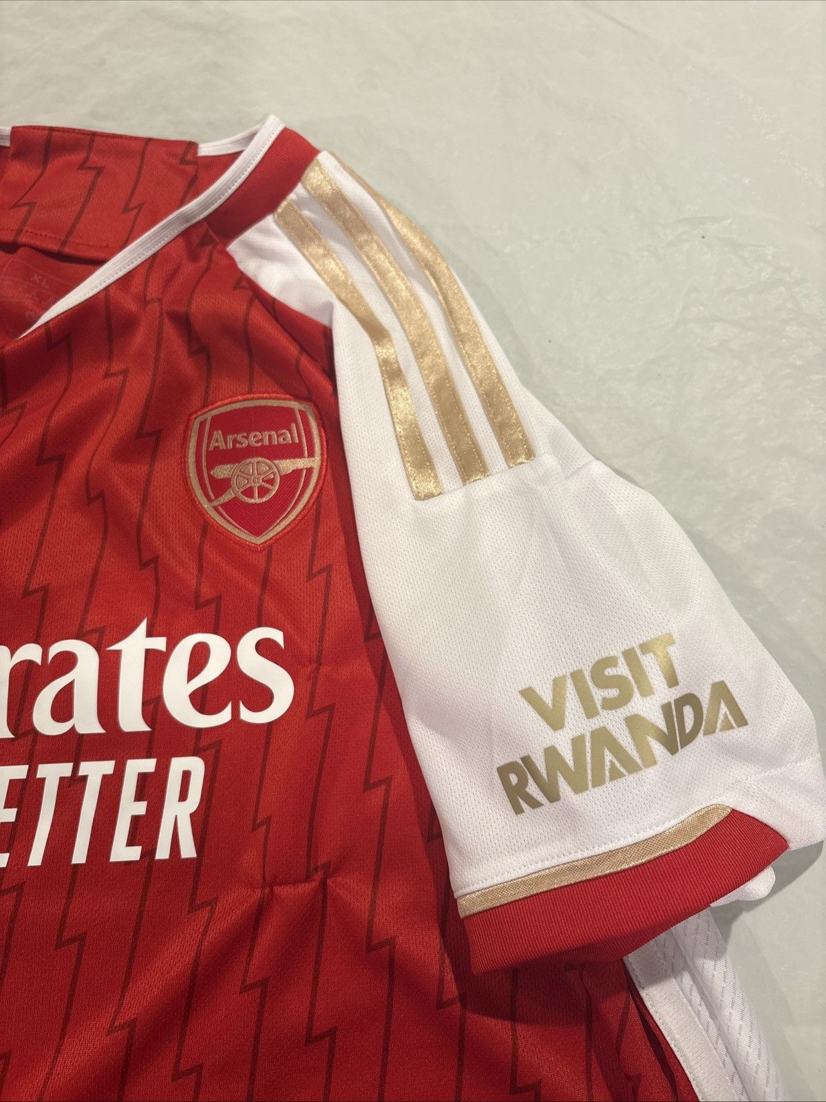Adidas Arsenal Home Soccer Mens XL Red Emirates Adidas AEROREADY Size US XL / EU 56 / 4 - 6 Thumbnail