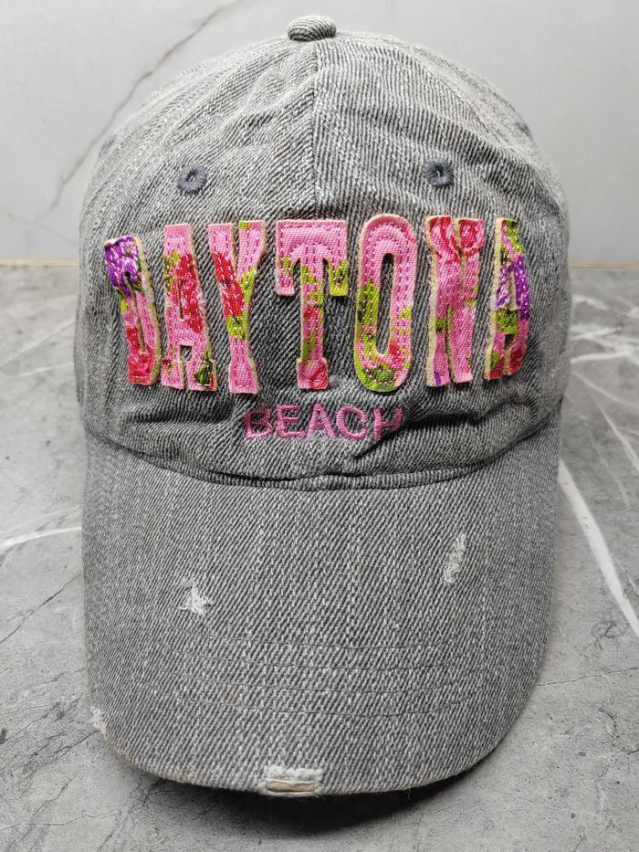 Japanese Brand Vintage Dytona Beach Distressed Style Cap Hat Size ONE SIZE - 2 Thumbnail
