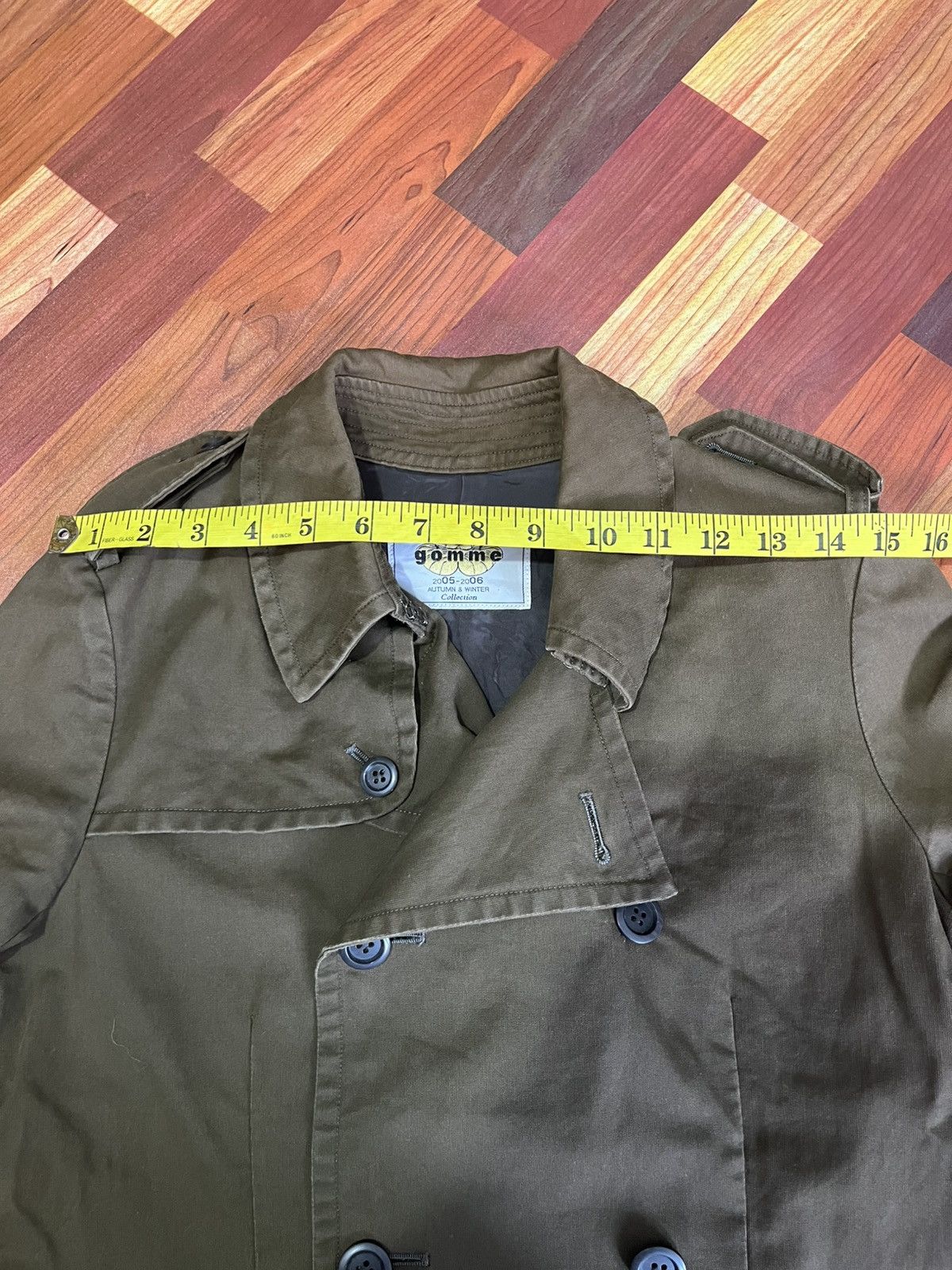 gomme Gomme Japan 05AW Cropped Trench Yohji Style Size S / US 4 / IT 40 - 22 Thumbnail