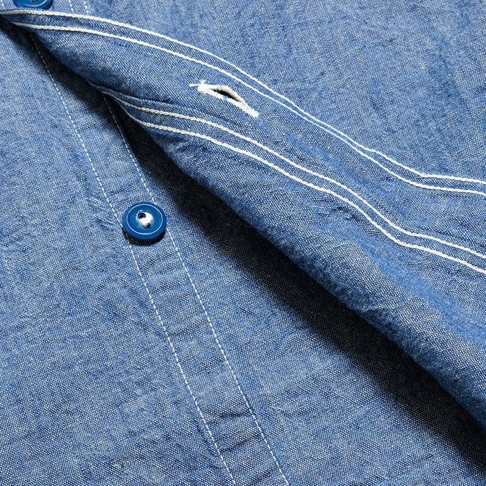 Buzz Rickson's Buzz Rickson's Blue Chambray Work Shirt Size US M / EU 48-50 / 2 - 5 Thumbnail