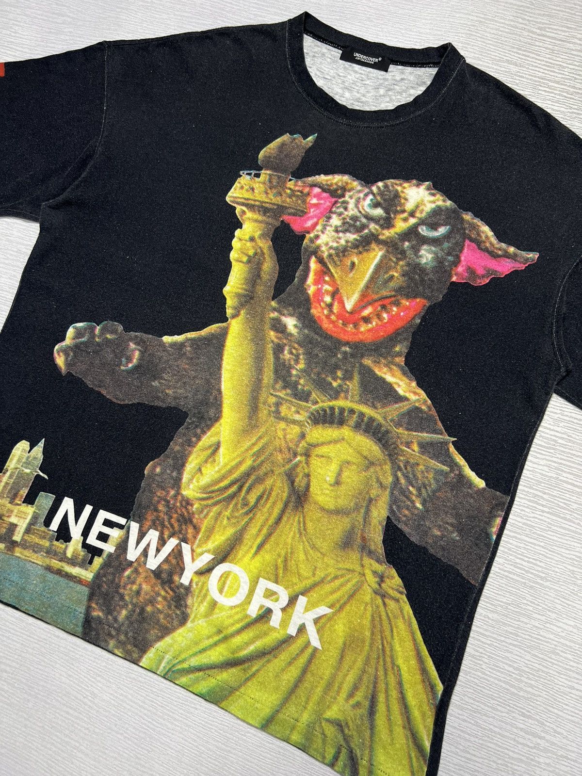 Jun Takahashi × Undercover Undercover - Oversized “New York” Print Cotton-Jersey TShirt Size US M / EU 48-50 / 2 - 7 Thumbnail