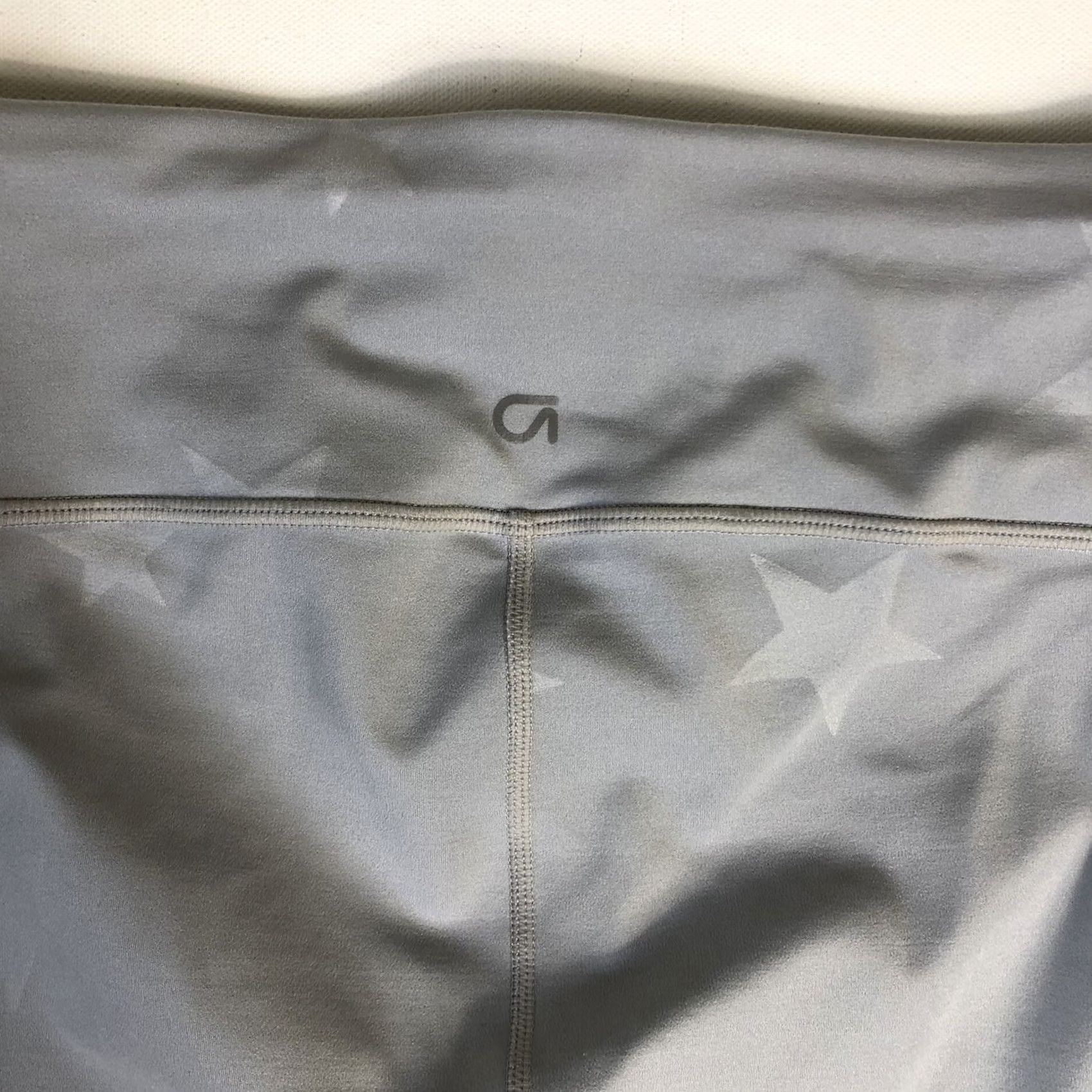 Gap GAP Compression Gray Stars Cropped Yoga Leggings Women's XS C224 Size 26" / US 2 / IT 38 - 5 Thumbnail