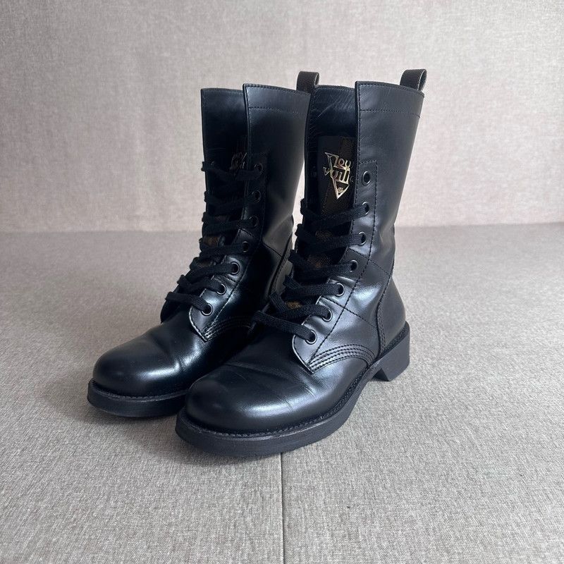 Louis Vuitton Louis Vuitton Metropolis Black Leather Boots 0089 Size US 6.5 / EU 39-40 - 1 Thumbnail