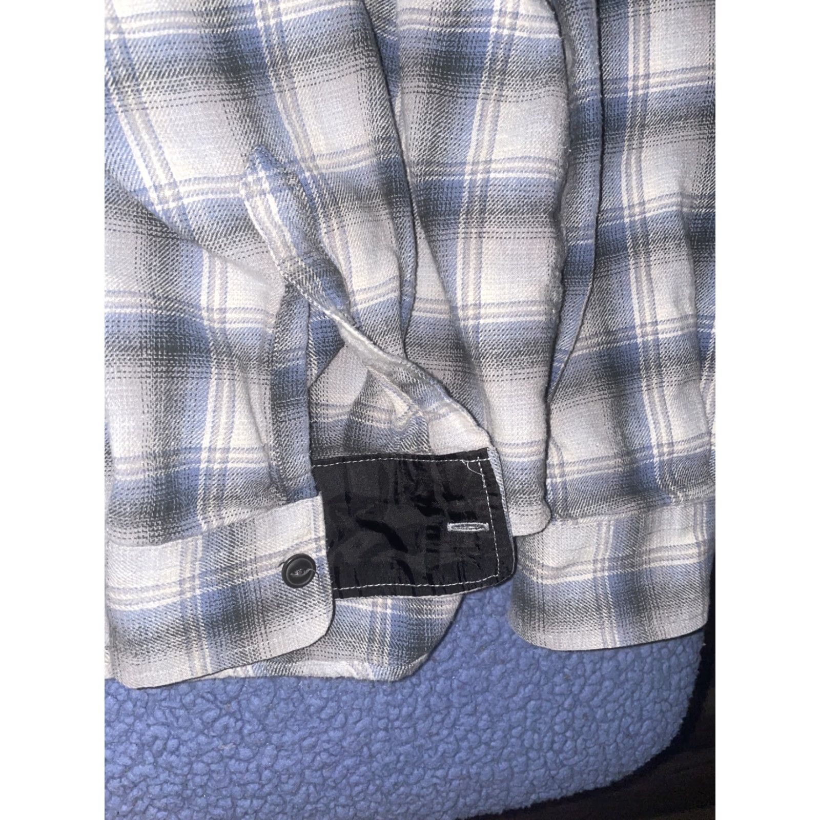 Vintage Field & Stream Shirt Men's Heavy Long Sleeve Flannel Button-Down Size Large Blue Plaid, Button-Up, Casual, Regular Fit, Pocket, Cotton Blend Size US L / EU 52-54 / 3 - 5 Thumbnail
