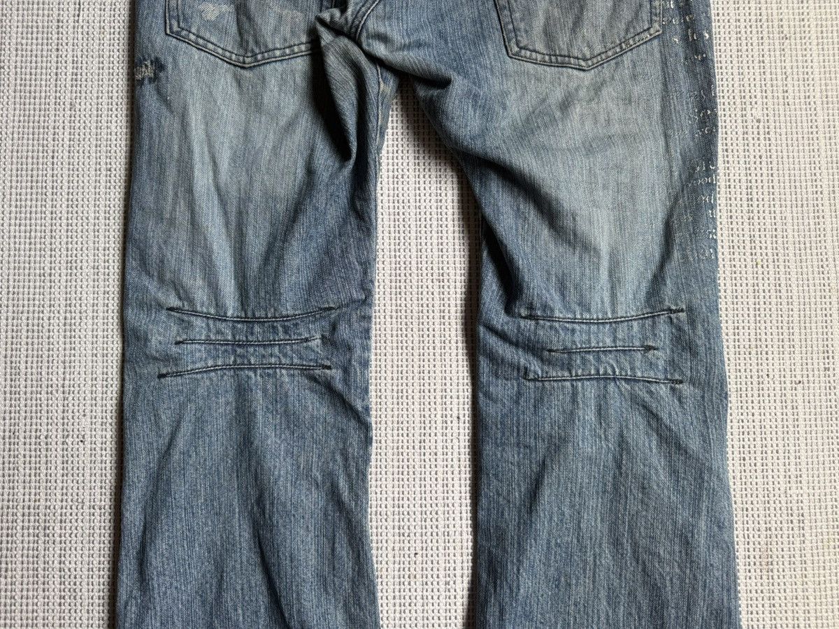 Japanese Brand EDGE RUPERT distressed y2k/punk flare jeans Size US 34 / EU 50 - 16 Thumbnail