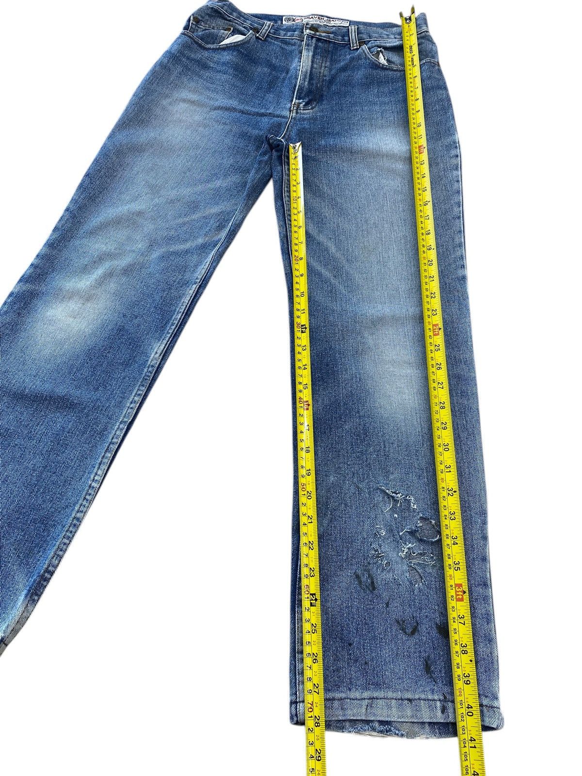 Japanese Brand Japanese Brand Faded Wash Whiskered Style Straight Leg Jeans Size US 30 / EU 46 - 8 Thumbnail