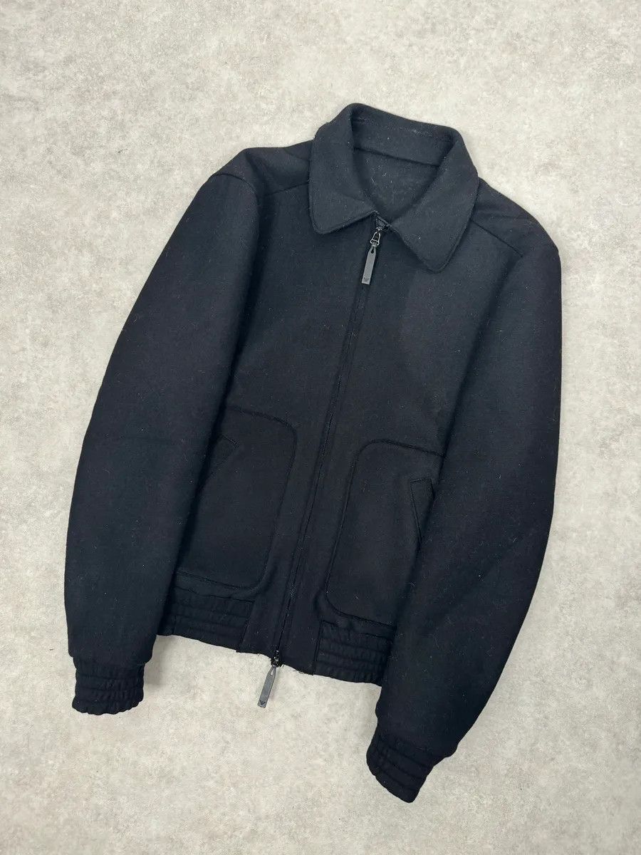 Emporio Armani 2010s Emporio Armani Tactical Black Cozy Bomber Jacket Size US M / EU 48-50 / 2 - 4 Thumbnail