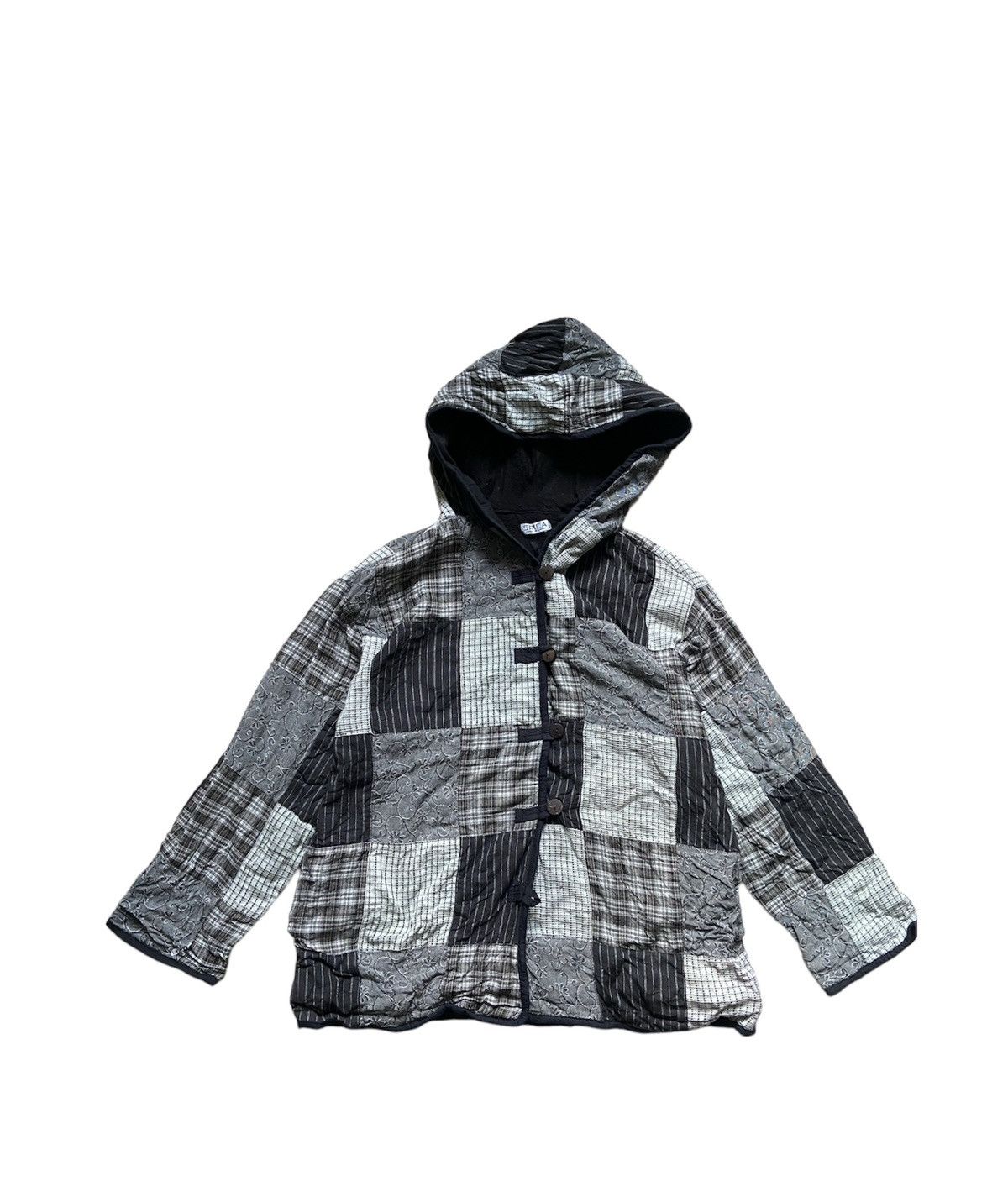 Japanese Brand × Vintage Vintage Spica Reconstruct Patchwork Hippie Hoodie Jacket Size US L / EU 52-54 / 3 - 1 Thumbnail