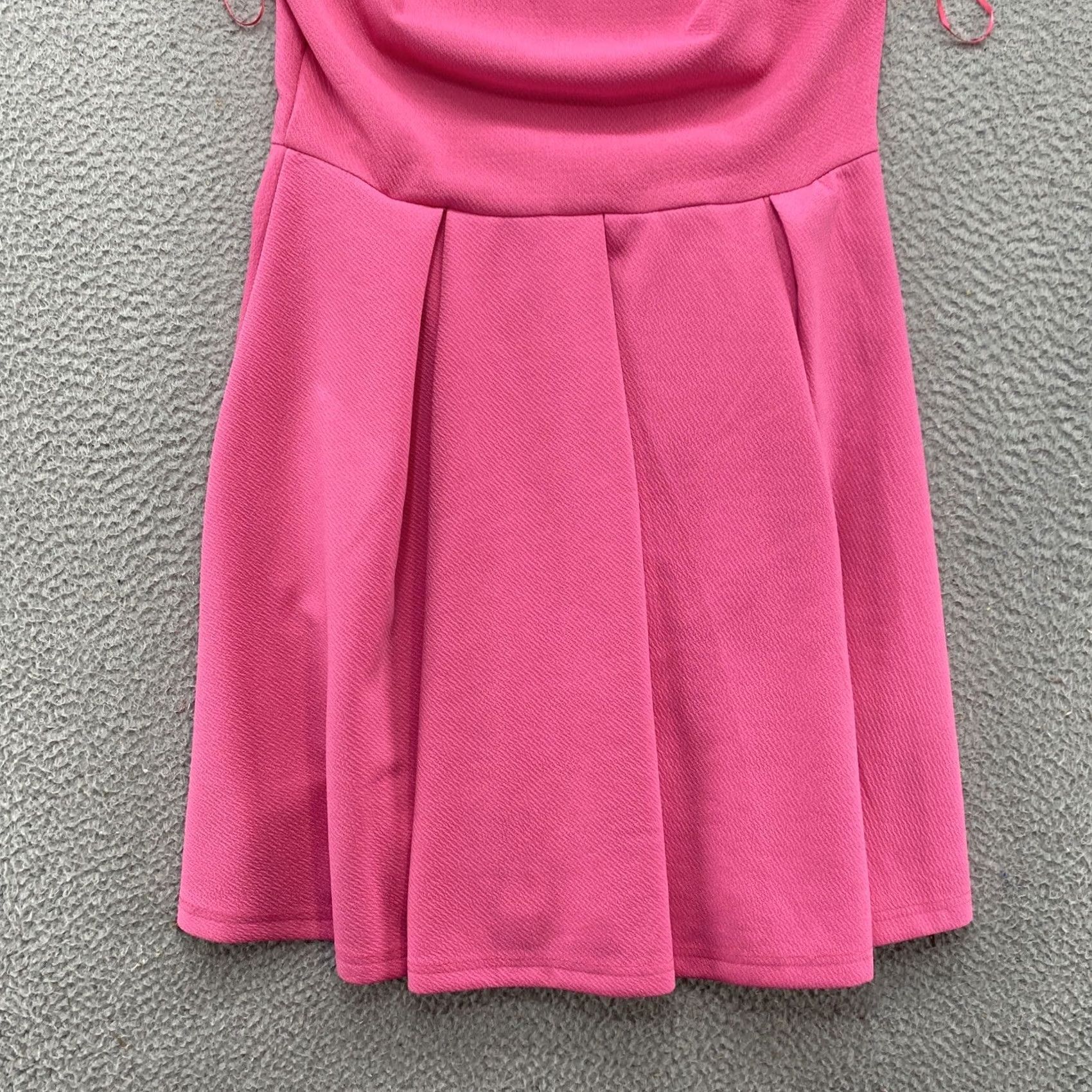 White Mark White Mark Women’s Pink Sleeveless Fit & Flare Dress in Size M NEW Size M / US 6-8 / IT 42-44 - 2 Thumbnail