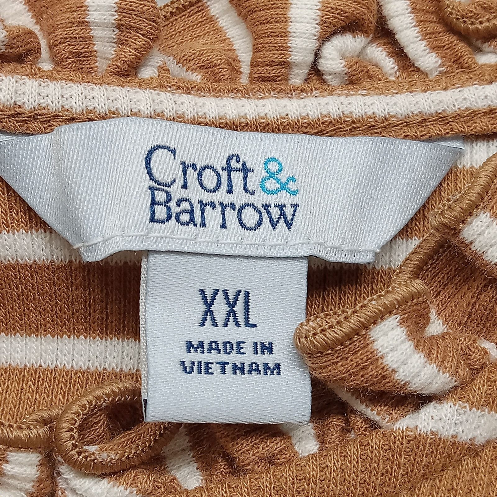 & Other Stories Croft & Barrow Top XXL Women's Ruffle Sleeve Blouse Ribbed Size XXL / US 16-18 / IT 52-54 - 5 Thumbnail