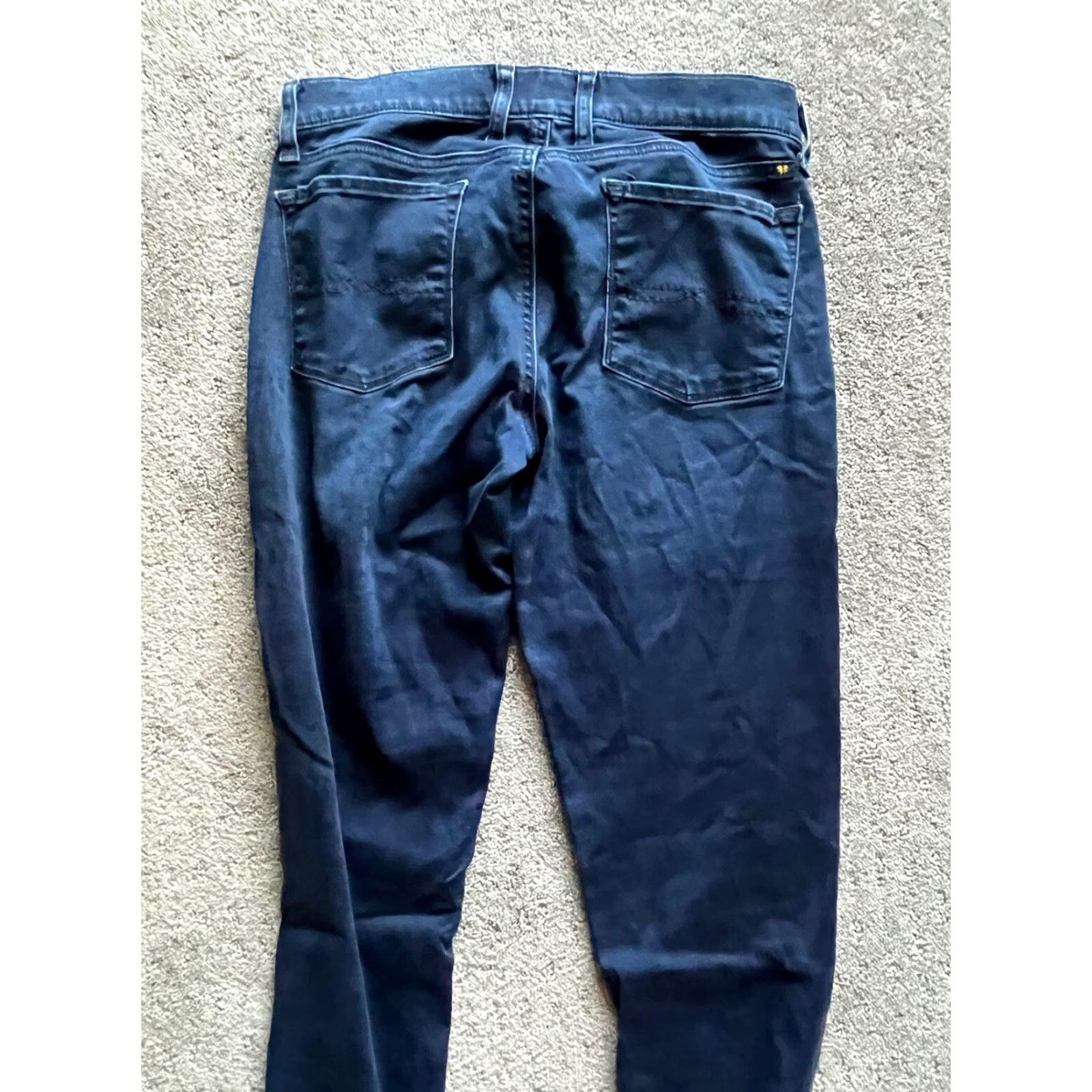 Lucky Brand Lucky Brand Jeans Women Skinny 6 Regular 28/29 Blue Dark Denim Inseam 29 Vintage No Womens Jeans Size 28" / US 6 / IT 42 - 4 Thumbnail