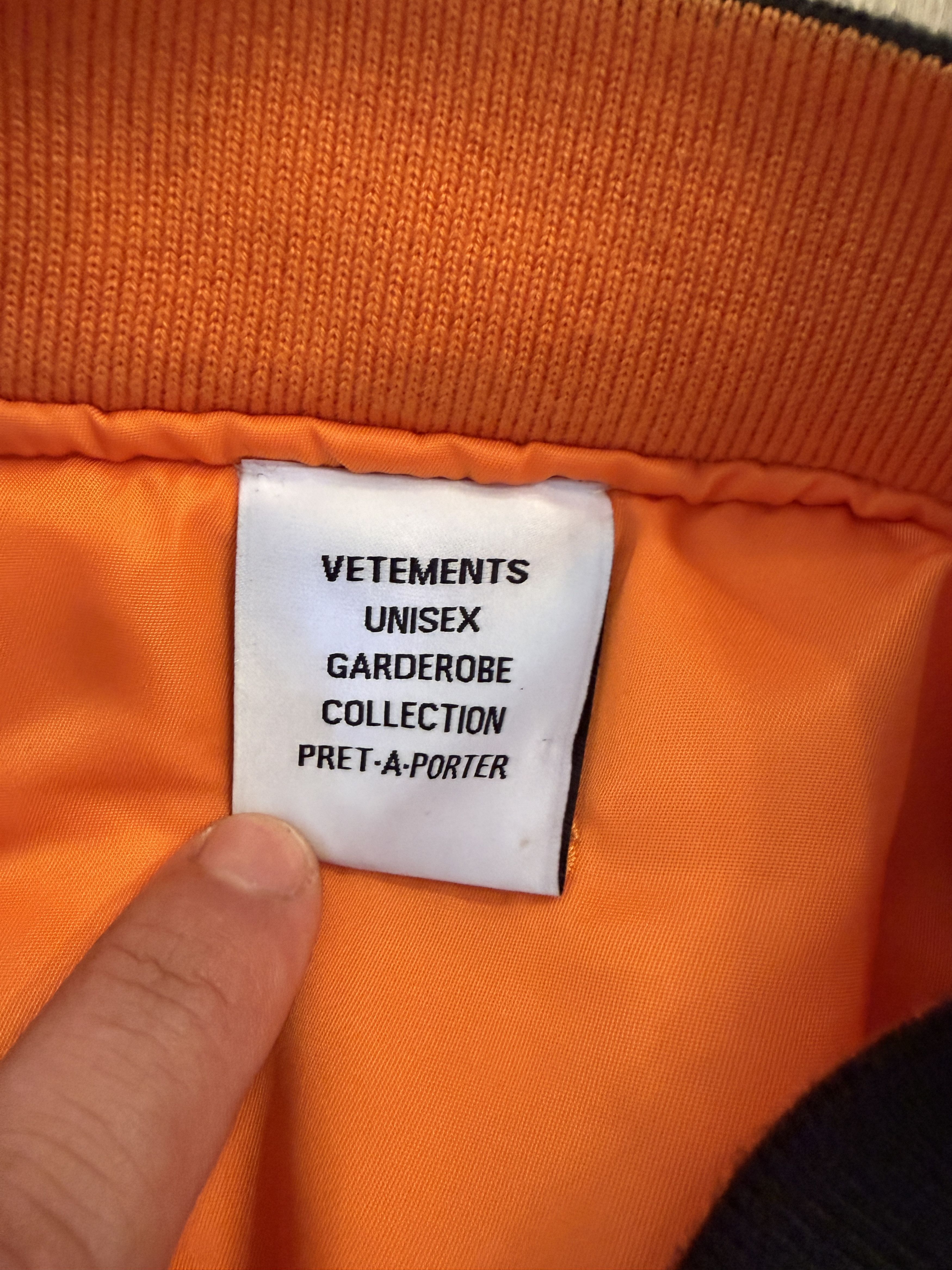 Vetements Vetements Leather MA-1 Bomber Size US S / EU 44-46 / 1 - 8 Thumbnail