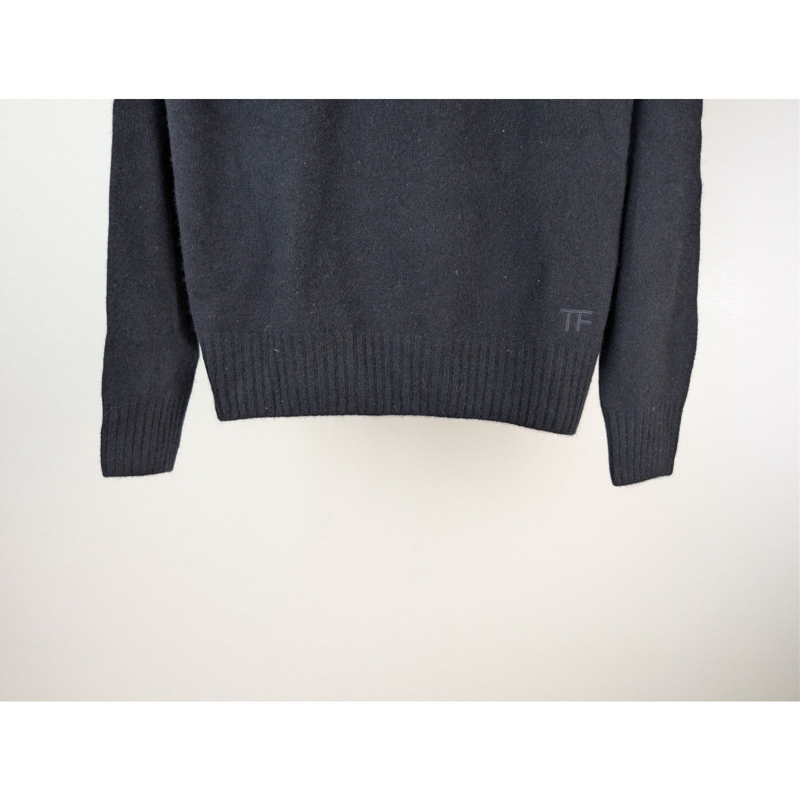 Tom Ford o1rshd1 CC20 Cashmere Hooded Sweatshirt in Black Size US M / EU 48-50 / 2 - 4 Thumbnail