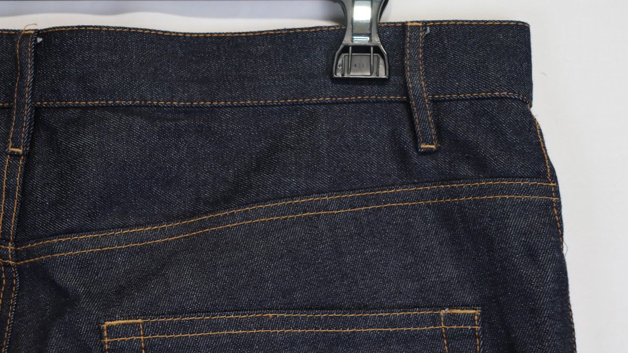 Helmut Lang o1rshd1 Turn up Jean RAW Denim Jeans in Blue Size US 32 / EU 48 - 12 Thumbnail