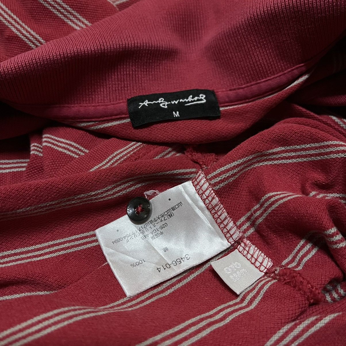 Andy Warhol × Uniqlo Andy warhol polo shirt stripe Size US M / EU 48-50 / 2 - 4 Thumbnail