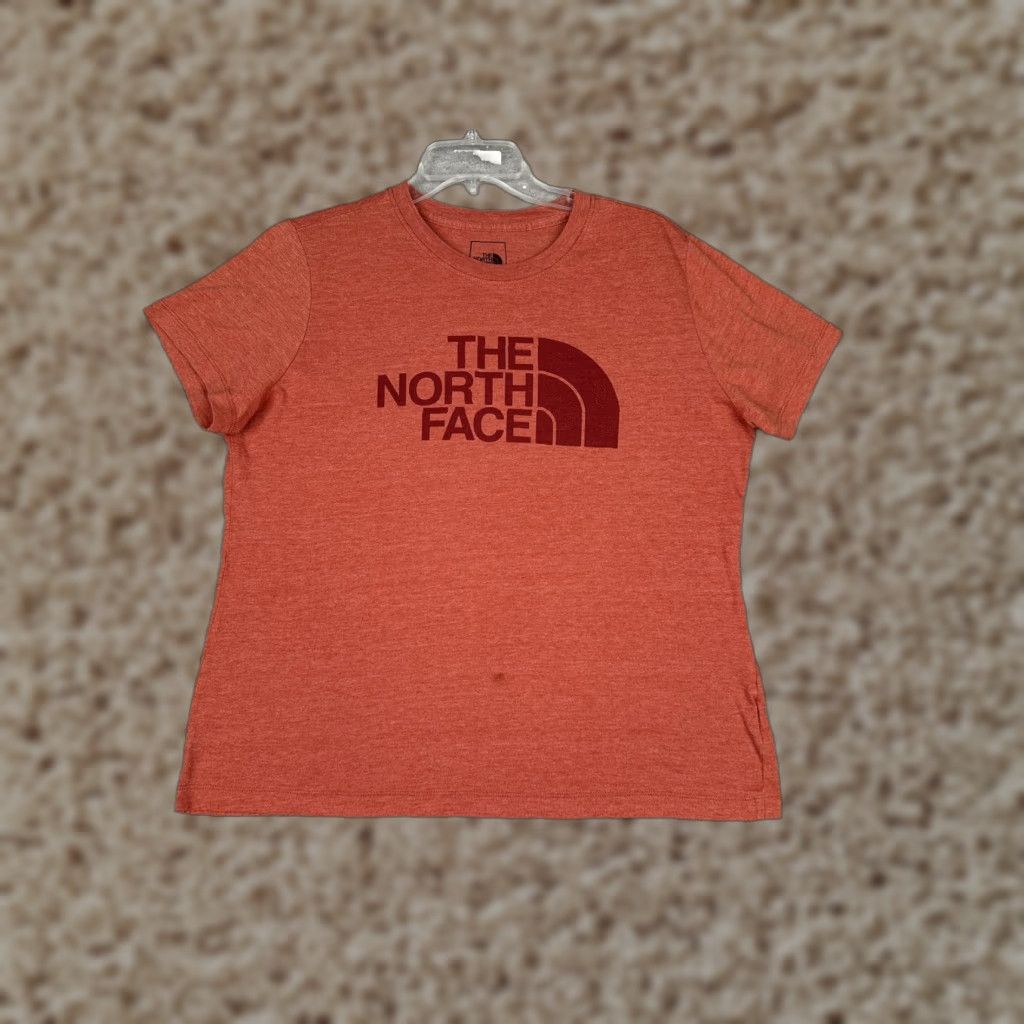 The North Face The North Face Shirt Womens XL Orange Logo Short Sleeve Crew Tagless Tee Casual Size XL / US 12-14 / IT 48-50 - 1 Thumbnail